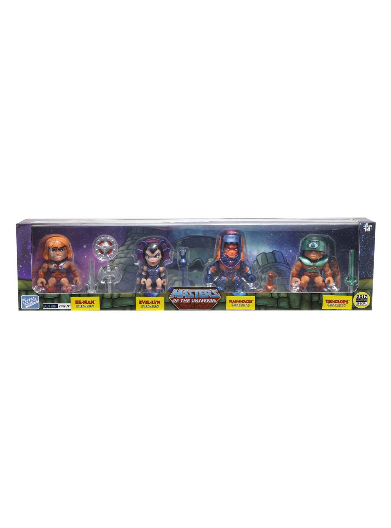 Masters Of The Universe X The Loyal Subjects Action Vinyls Figure Set #2 2017 Convention Exclusive, , alternate