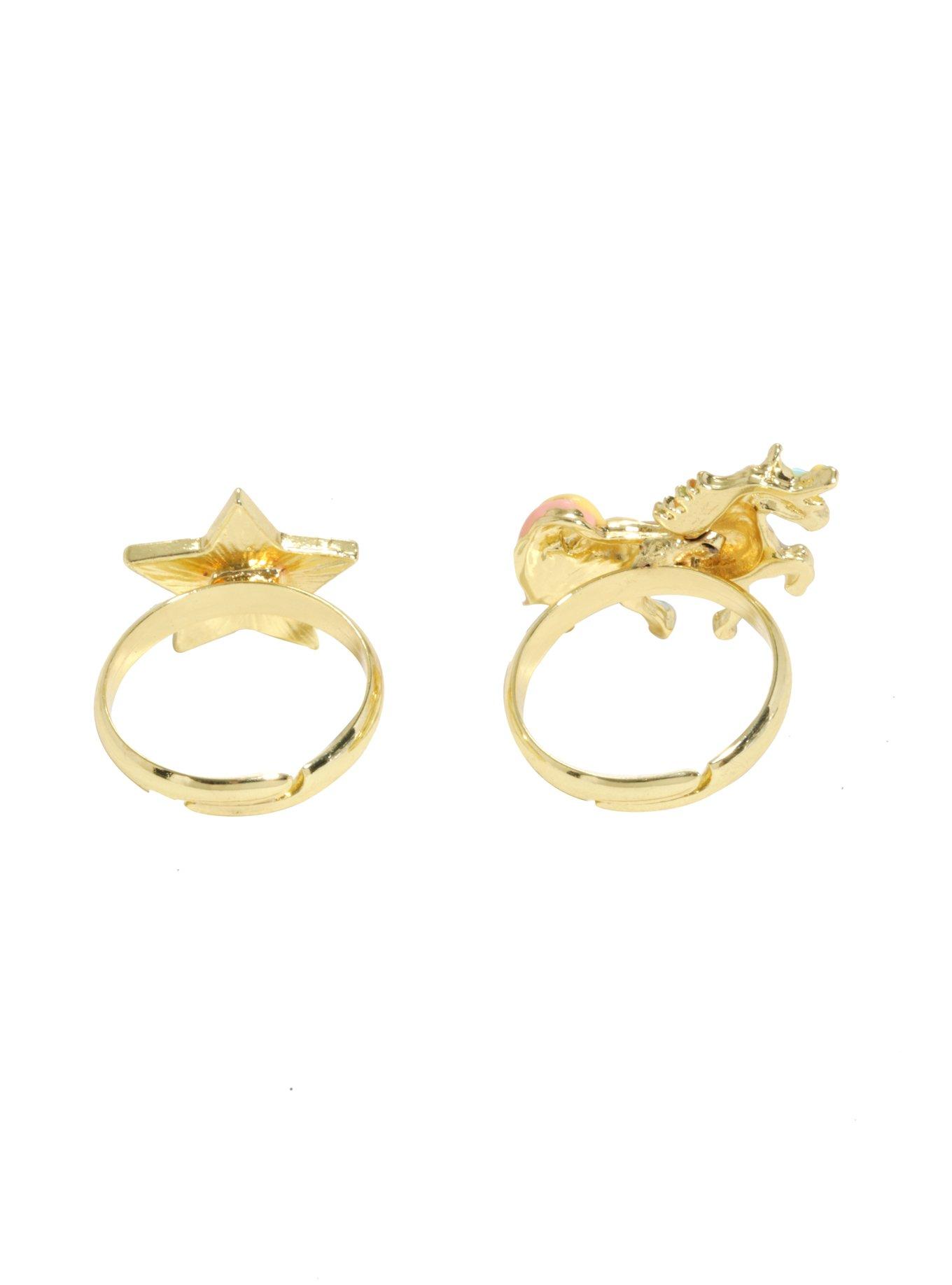 Unicorn Mood Ring Set, , alternate