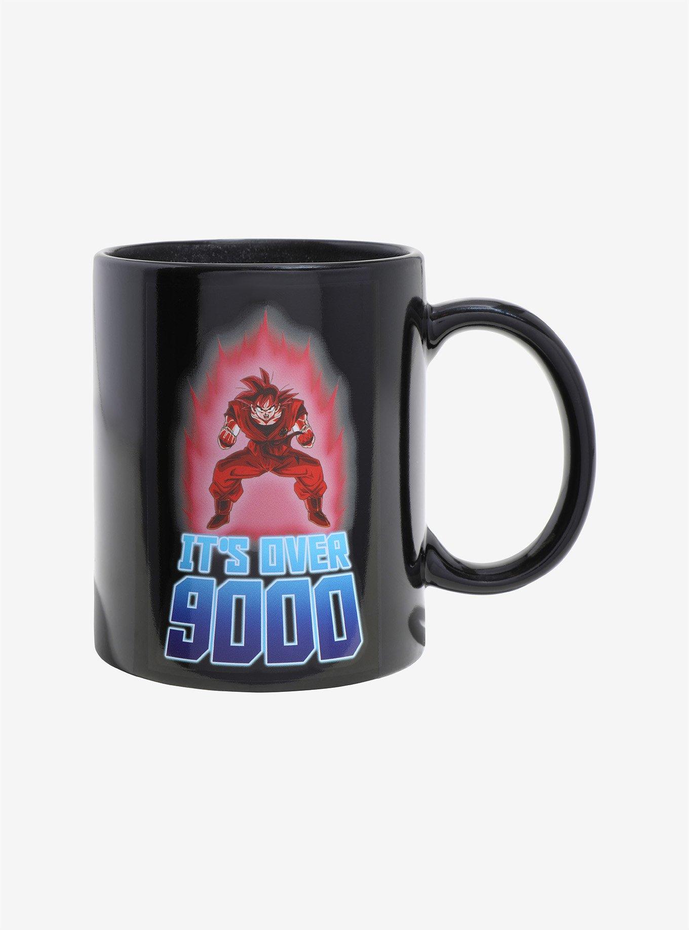 Dragon Ball Z It's Over 9000 Heat Reactive Ceramic Mug, , alternate