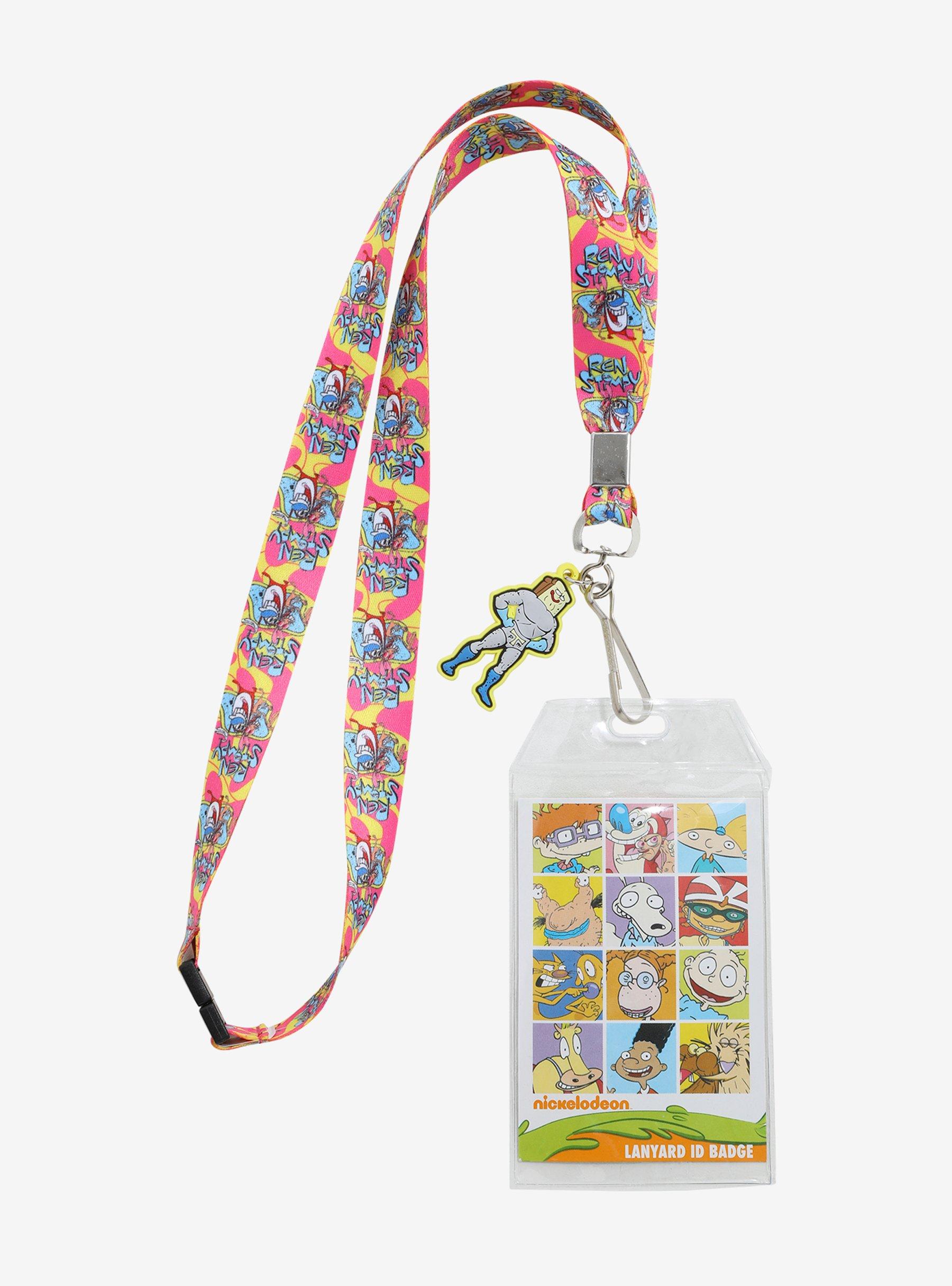 The Ren & Stimpy Show Character Logo Lanyard, , alternate