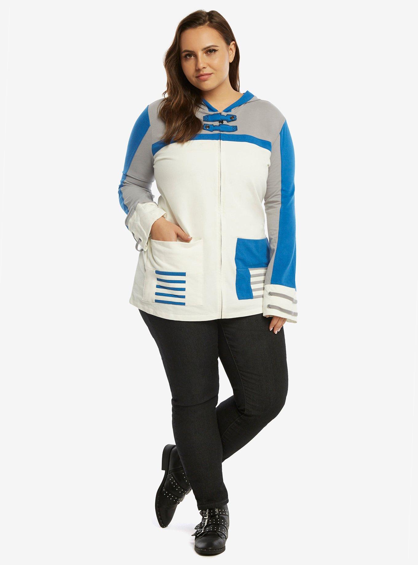 Star Wars R2-D2 Character Hoodie Plus Size, , alternate