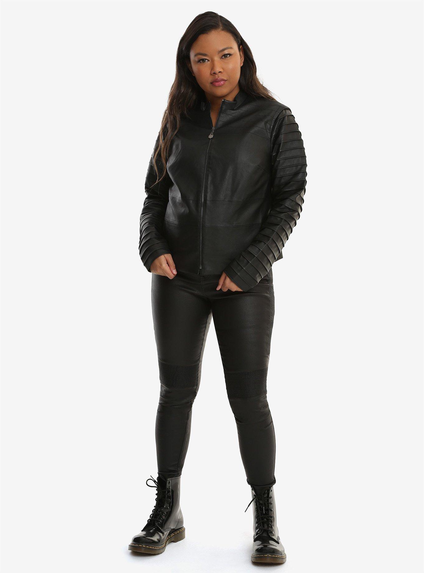 Star Wars: The Last Jedi Kylo Ren Lightsaber Moto Jacket Plus Size, , alternate