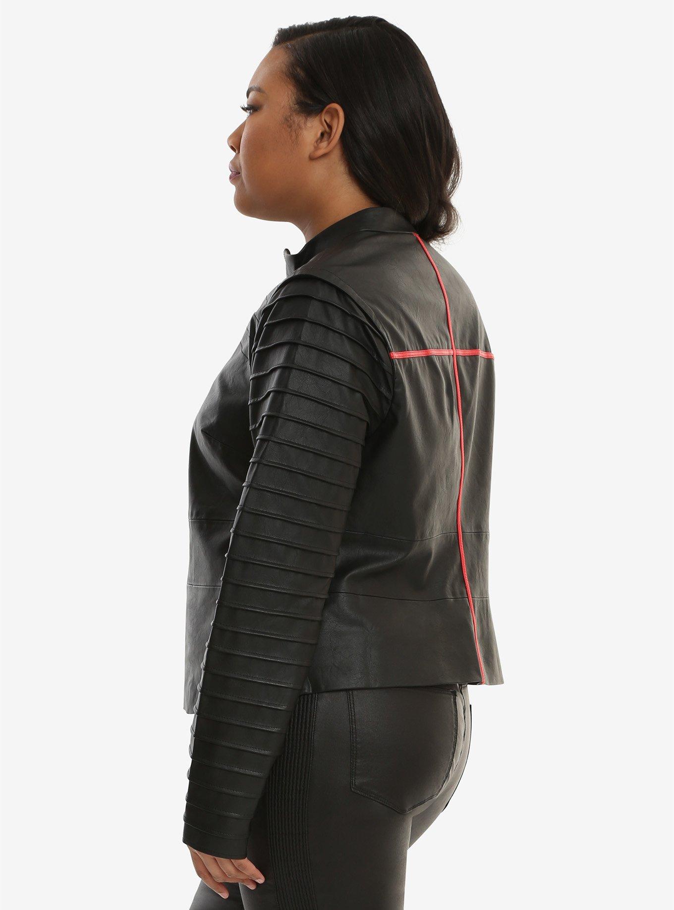 Star Wars: The Last Jedi Kylo Ren Lightsaber Moto Jacket Plus Size, , alternate