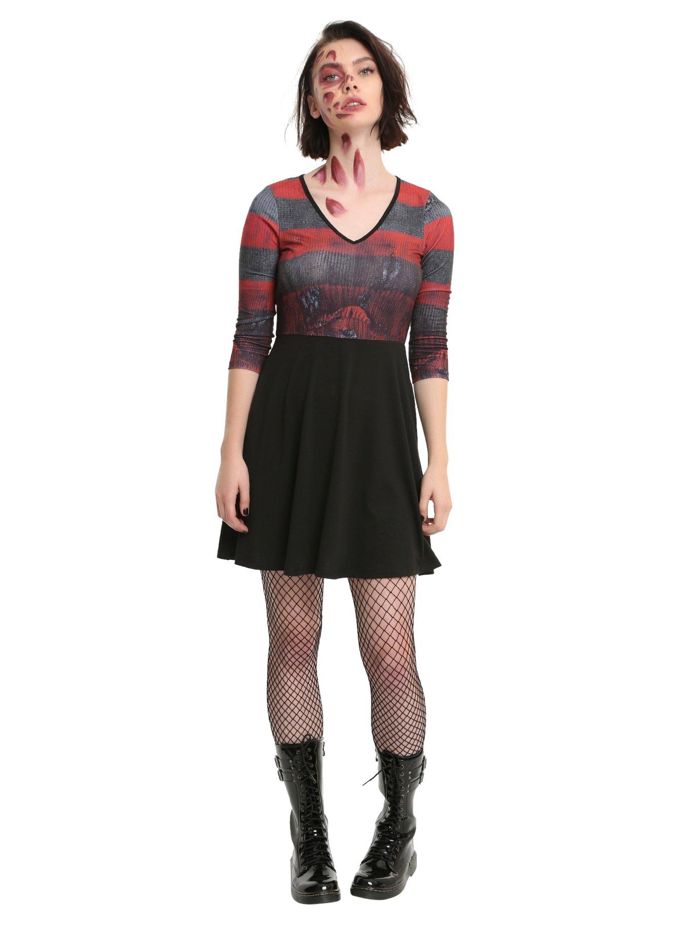A Nightmare On Elm Street Freddy Cosplay Dress, , alternate