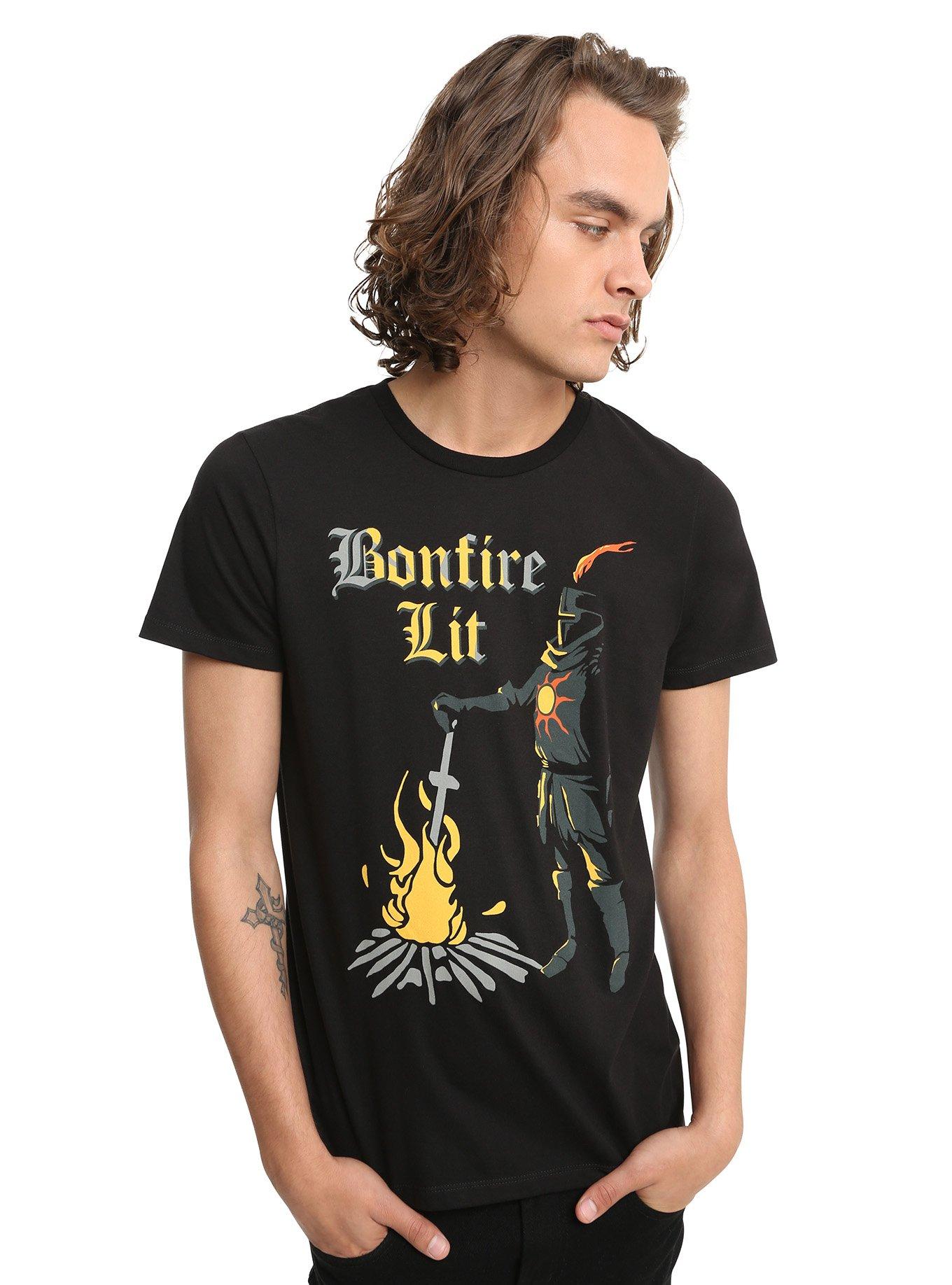 Dark Souls Bonfire Lit T-Shirt, , alternate