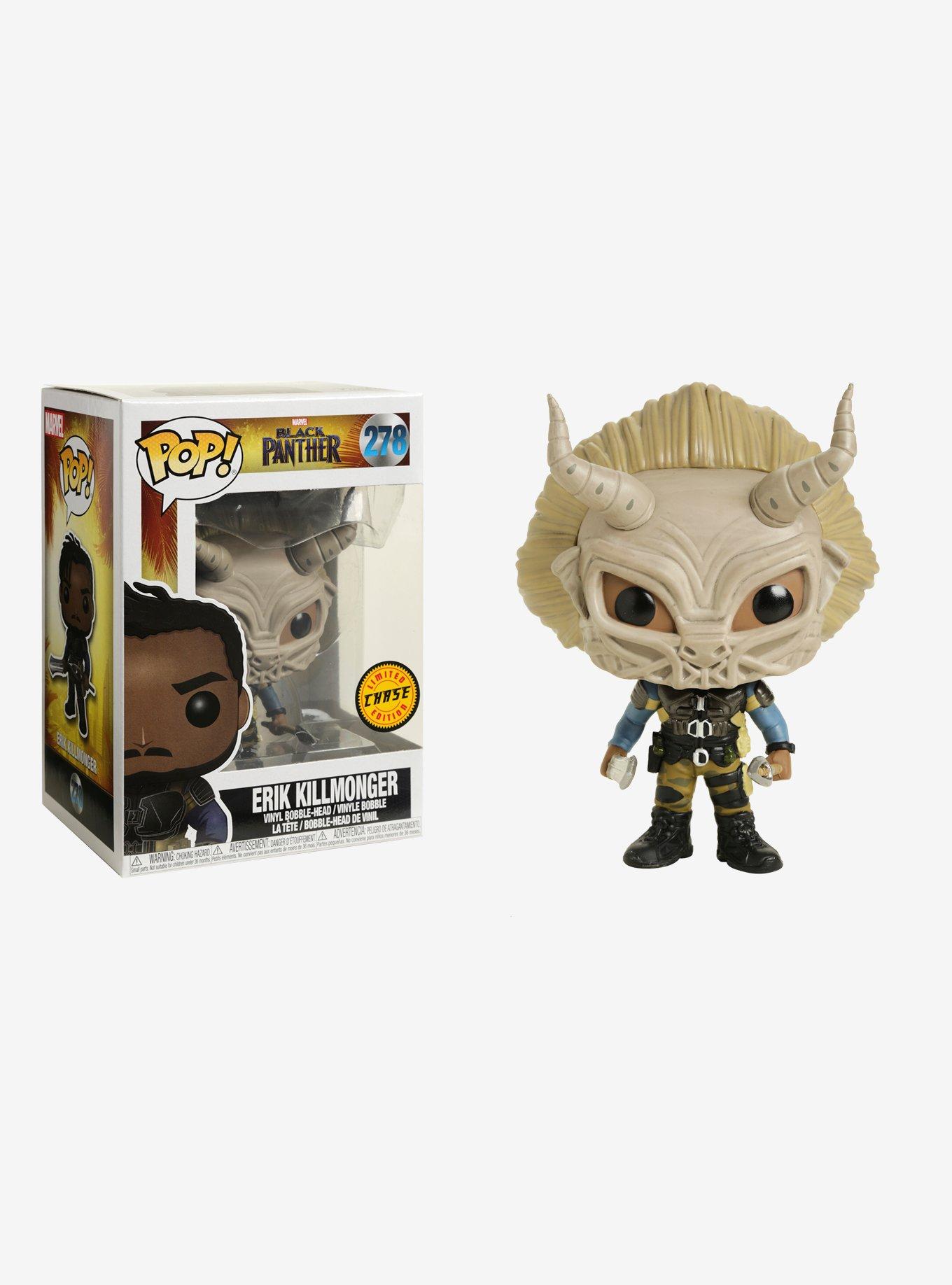 Funko Pop! Marvel Black Panther Erik Killmonger Vinyl Bobble-Head, , alternate