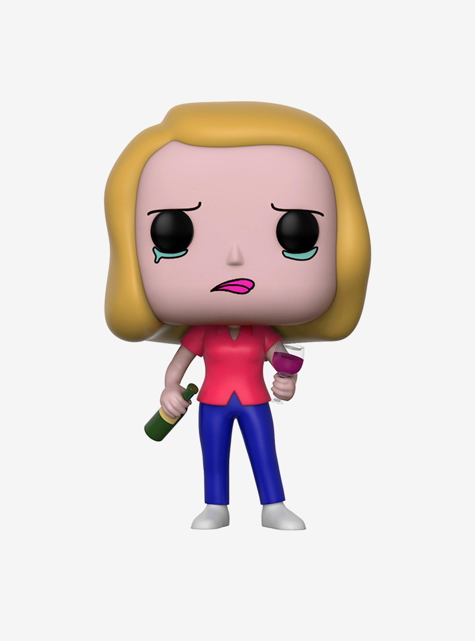 Funko Pop! Rick And Morty Beth With Wine Glass Vinyl Figure, , alternate