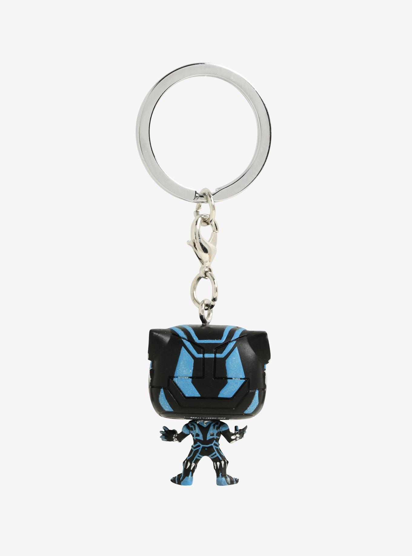 Funko Pocket Pop! Marvel Black Panther Blue Bobble-Head Key Chain, , alternate