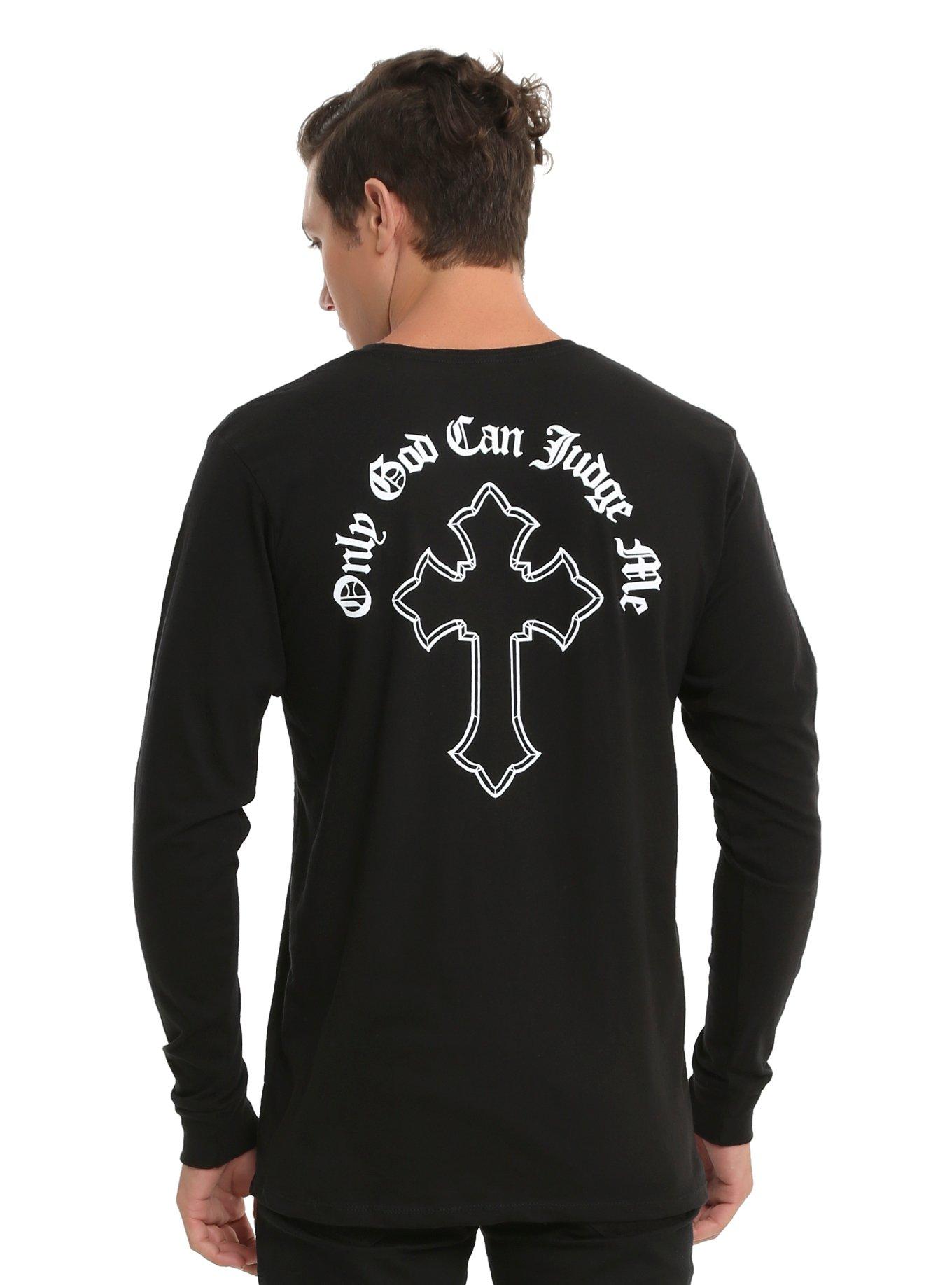 Tupac Only God Can Judge Me Long-Sleeve T-Shirt, , alternate