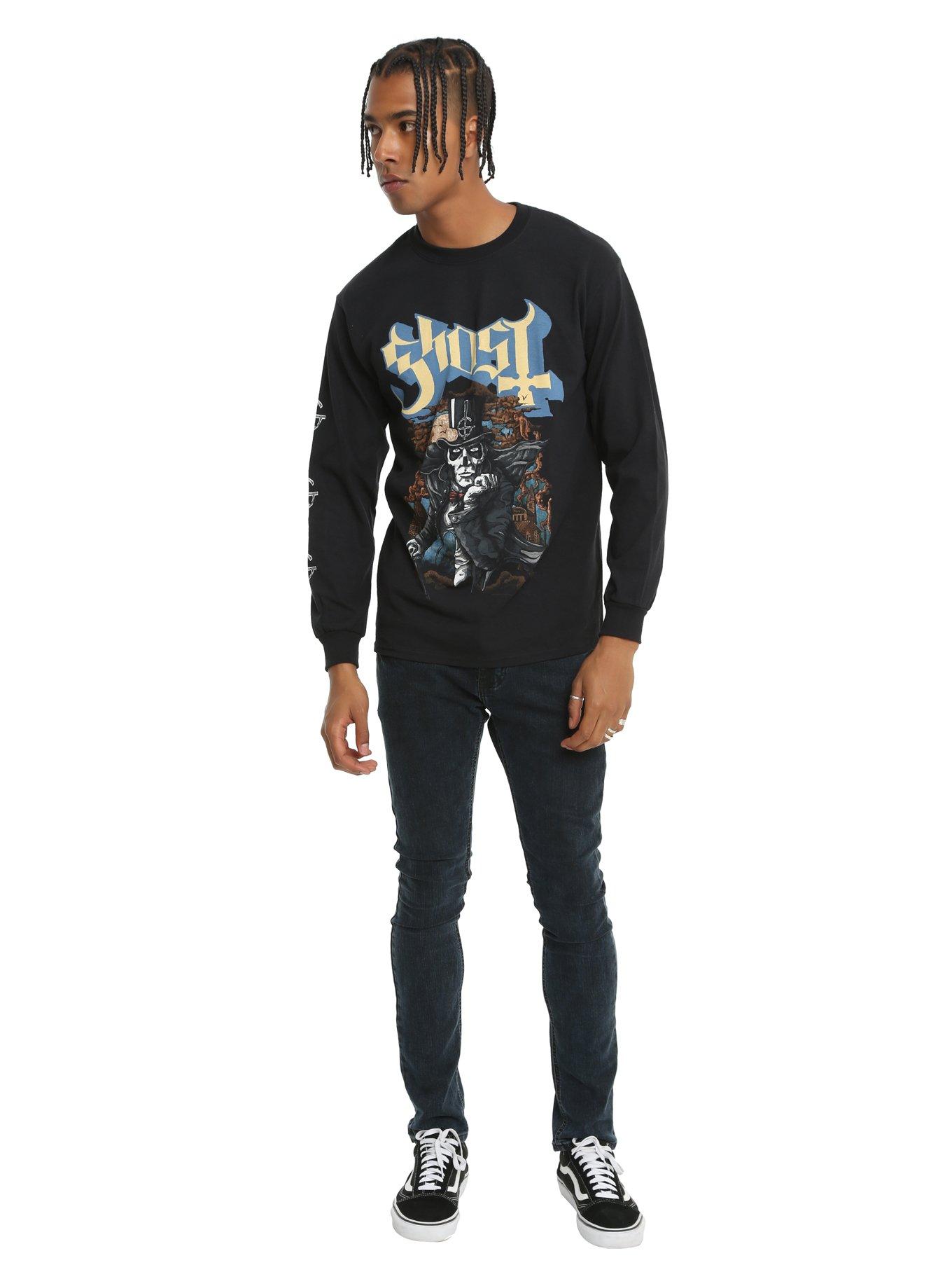 Ghost Met Fantomas Long-Sleeve T-Shirt, , alternate