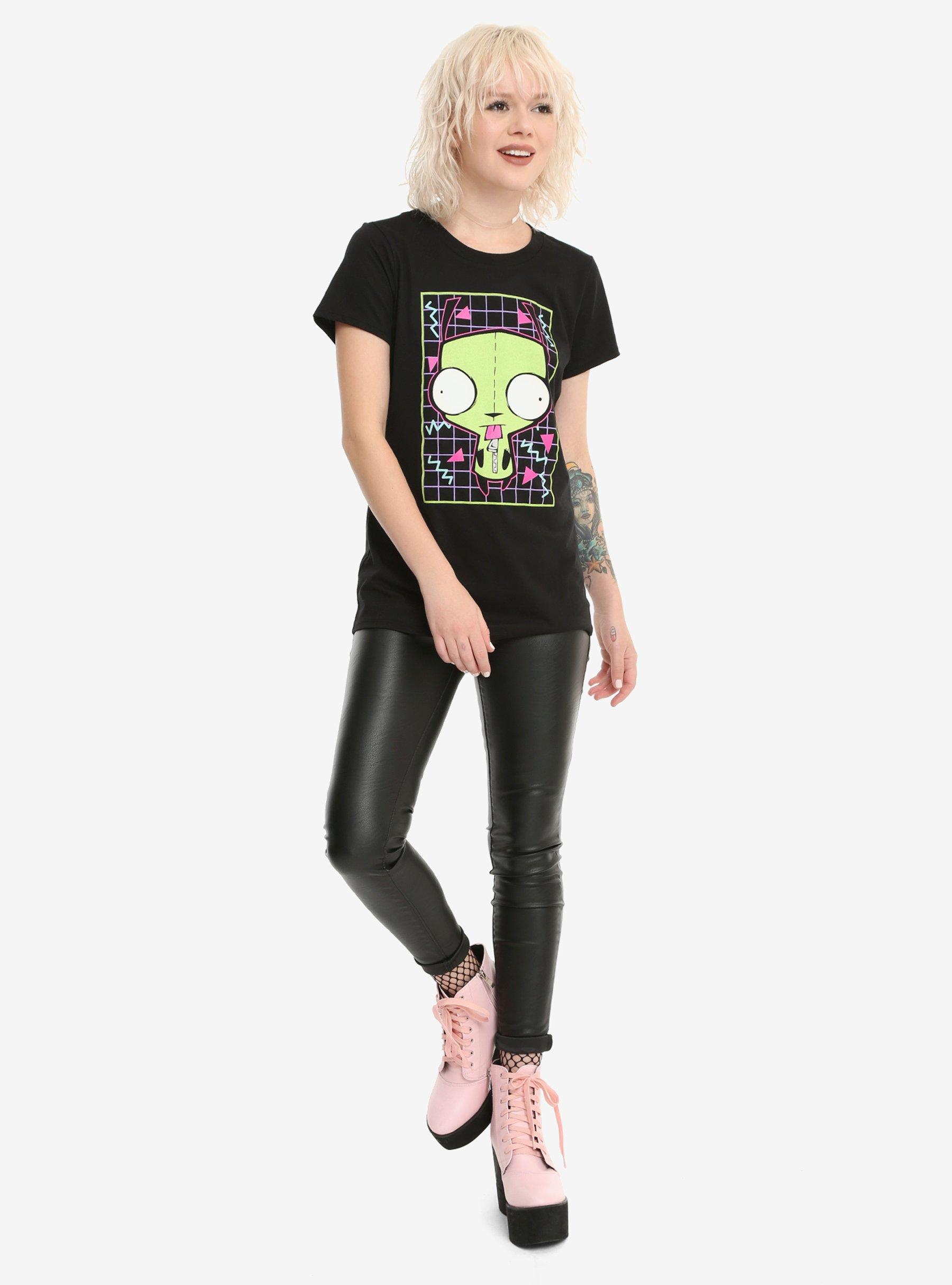 Invader Zim Gir Grid Girls T-Shirt, , alternate