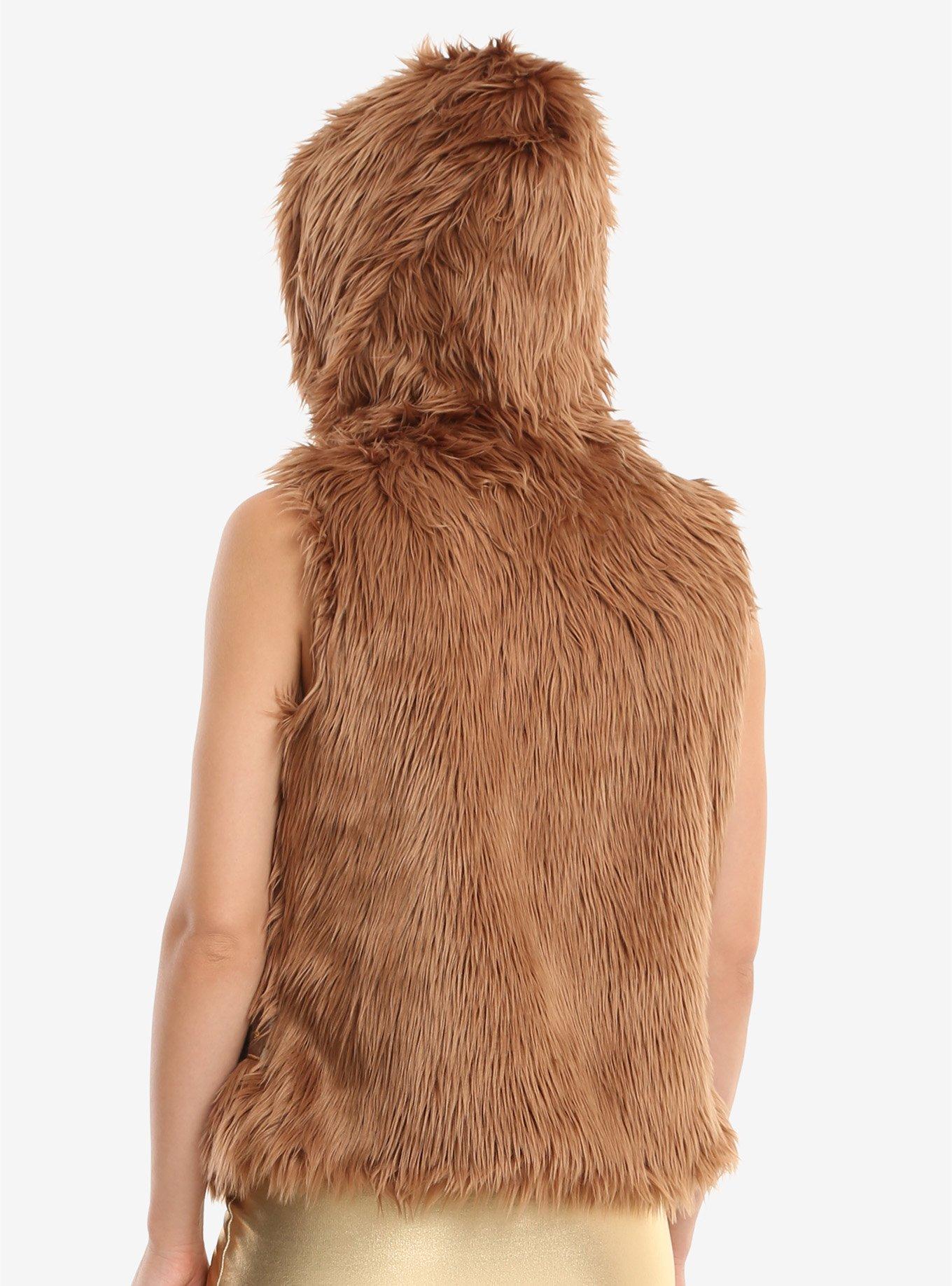 Her Universe Star Wars Chewbacca Girls Cosplay Vest, BROWN, alternate