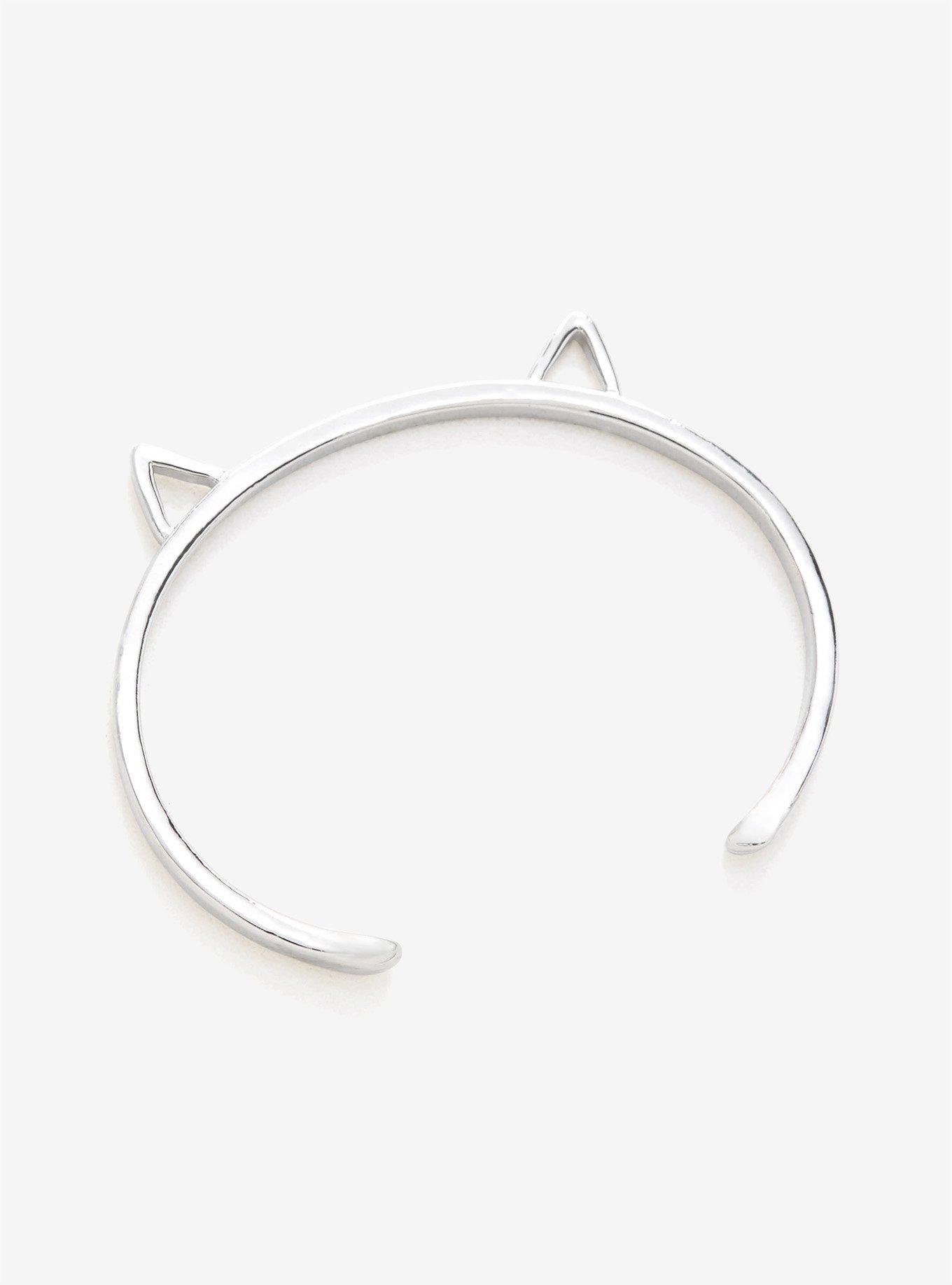 Cat Ears Cuff Bracelet - BoxLunch Exclusive, , alternate