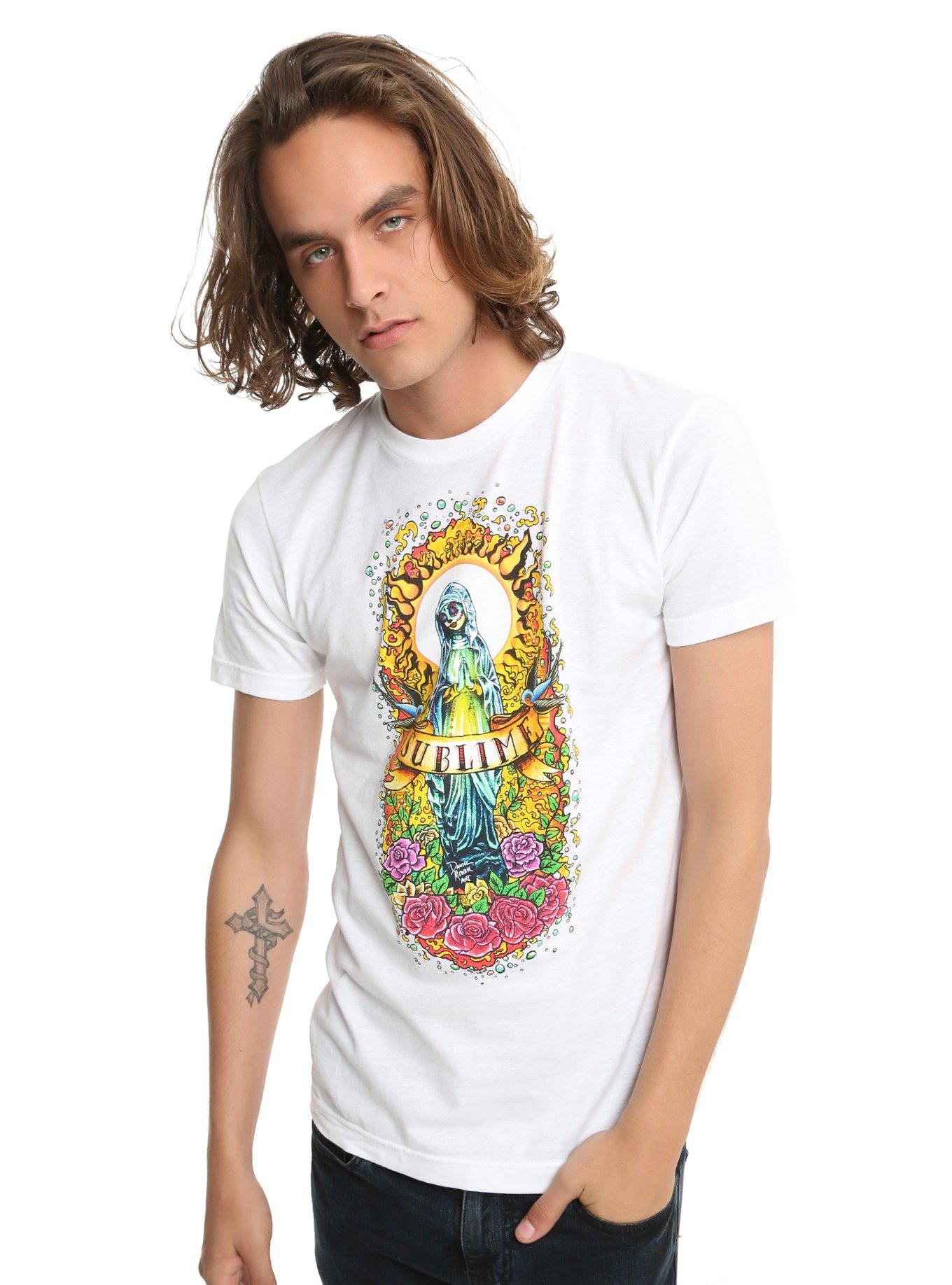 Sublime Album Mary Flowers T-Shirt, , alternate