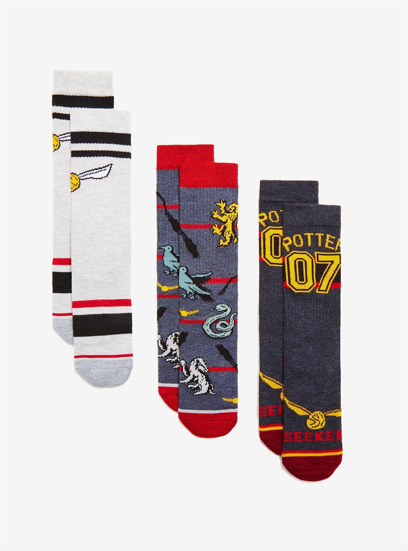 Harry Potter Quidditch Socks Gift Set - BoxLunch Exclusive, , alternate