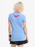 Overwatch D.Va Bunny Logo Girls Ringer T-Shirt, , alternate