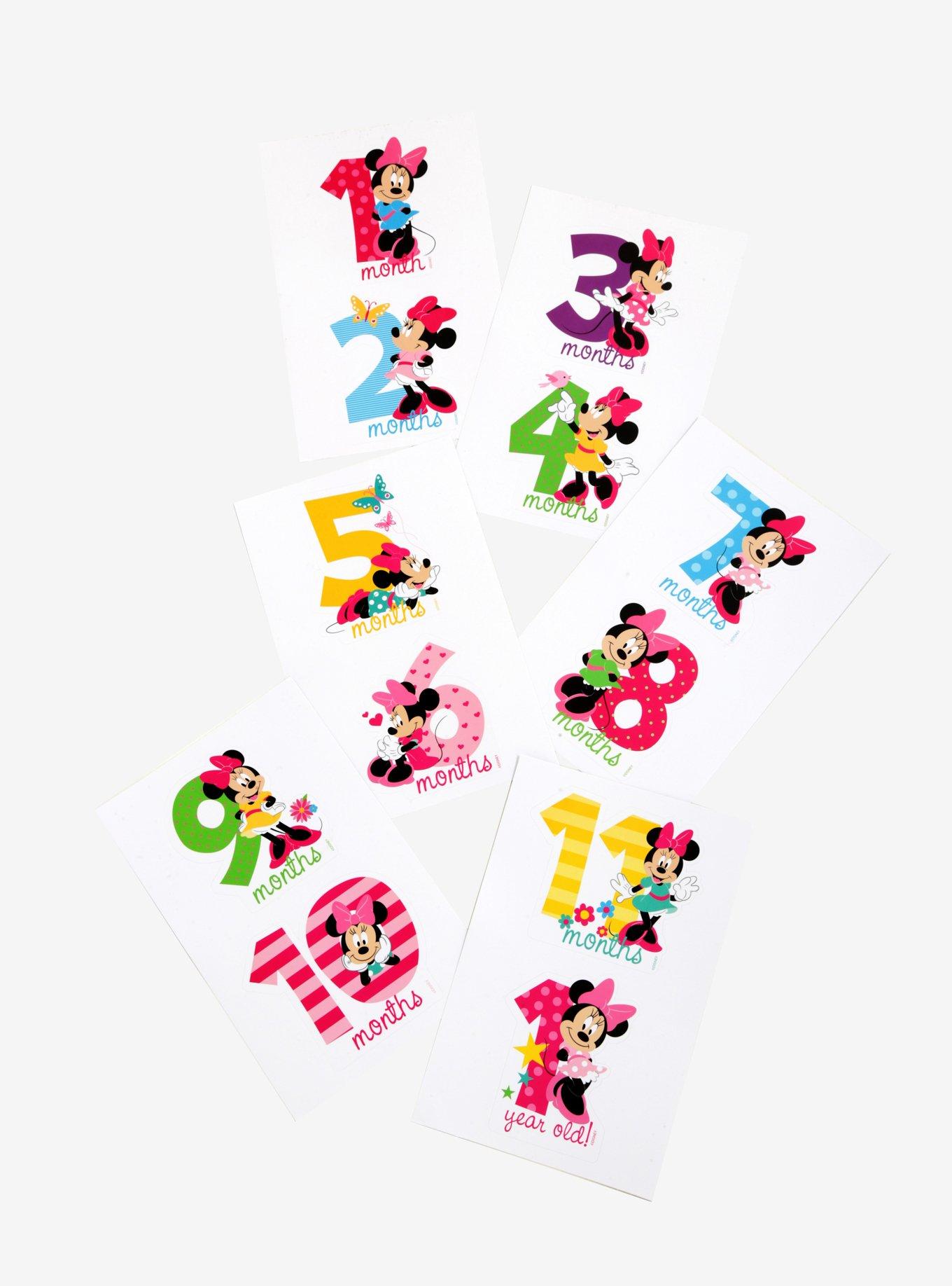 Disney Minnie Mouse Baby Milestone Stickers, , alternate