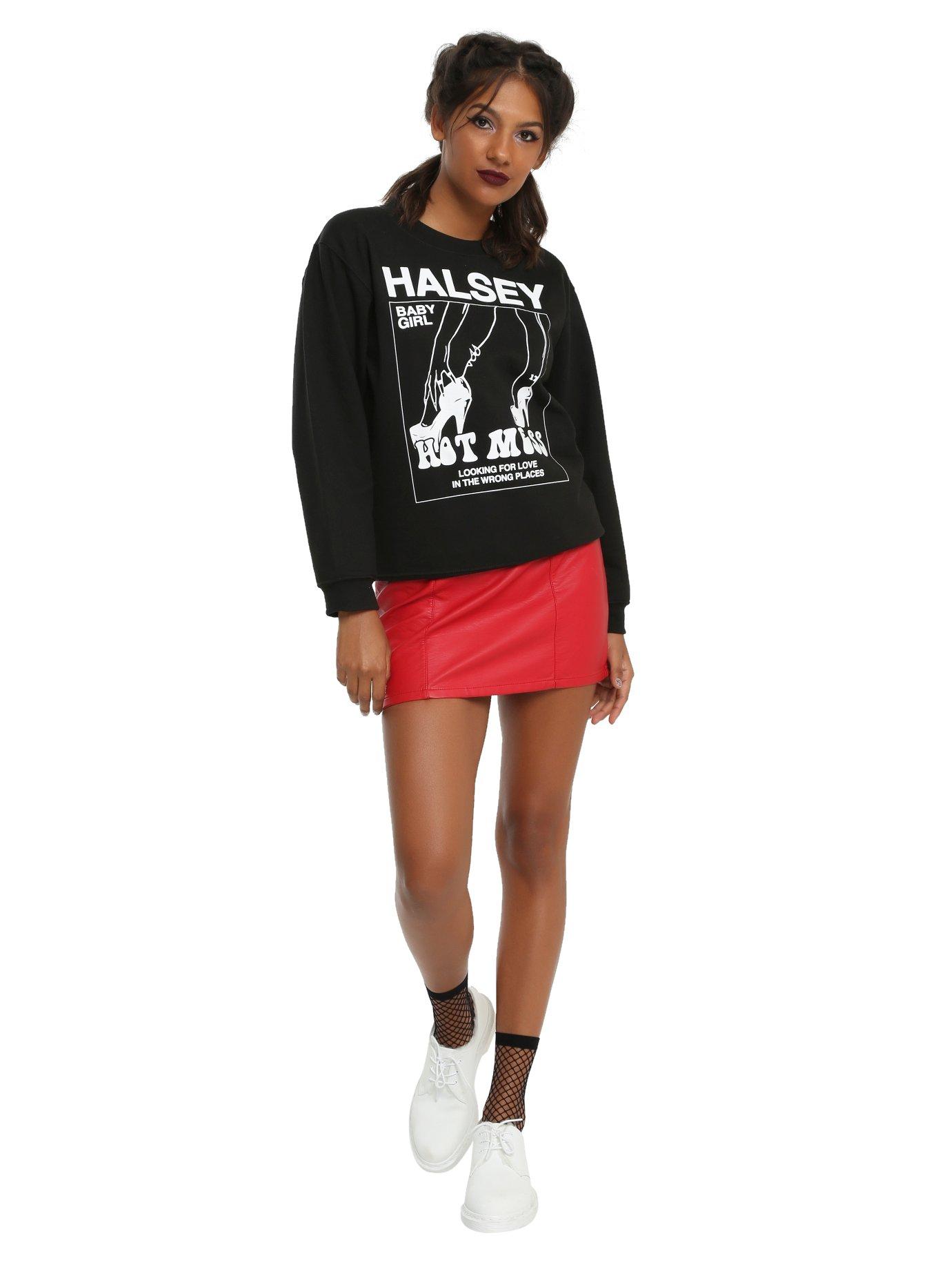 Halsey Hot Mess Girls Sweatshirt, , alternate