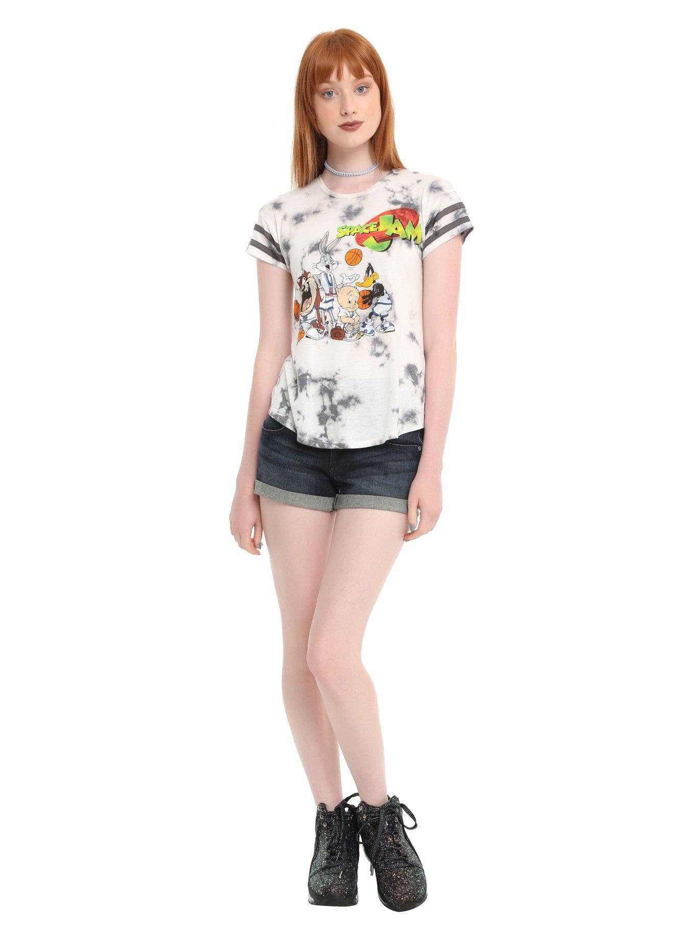 Space Jam Tie Dye Girls T-Shirt, , alternate