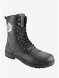 Supernatural Anti-Possession Symbol Combat Boots, , alternate