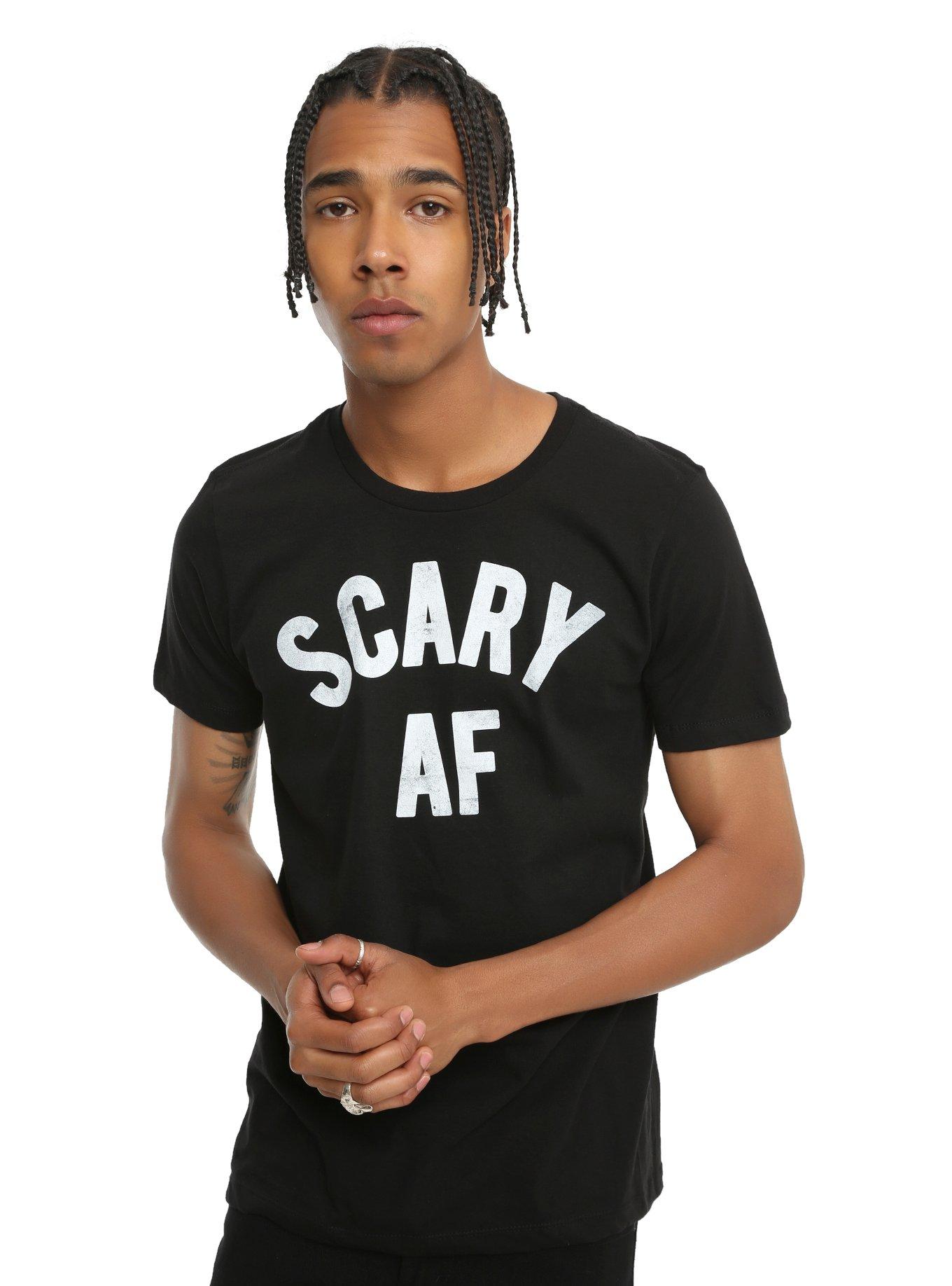 Halloween Scary AF T-Shirt, , alternate