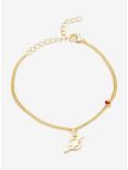 DC Comics The Flash Dainty Chain Stone Bracelet - BoxLunch Exclusive, , alternate