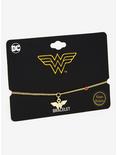 DC Comics Wonder Woman Dainty Gold Bracelet - BoxLunch Exclusive, , alternate