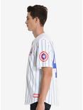 Marvel Captain America Striped Baseball Jersey, , alternate