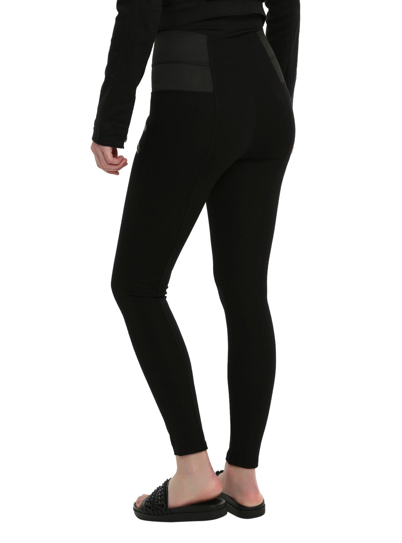 Black Ponte Leggings, , alternate