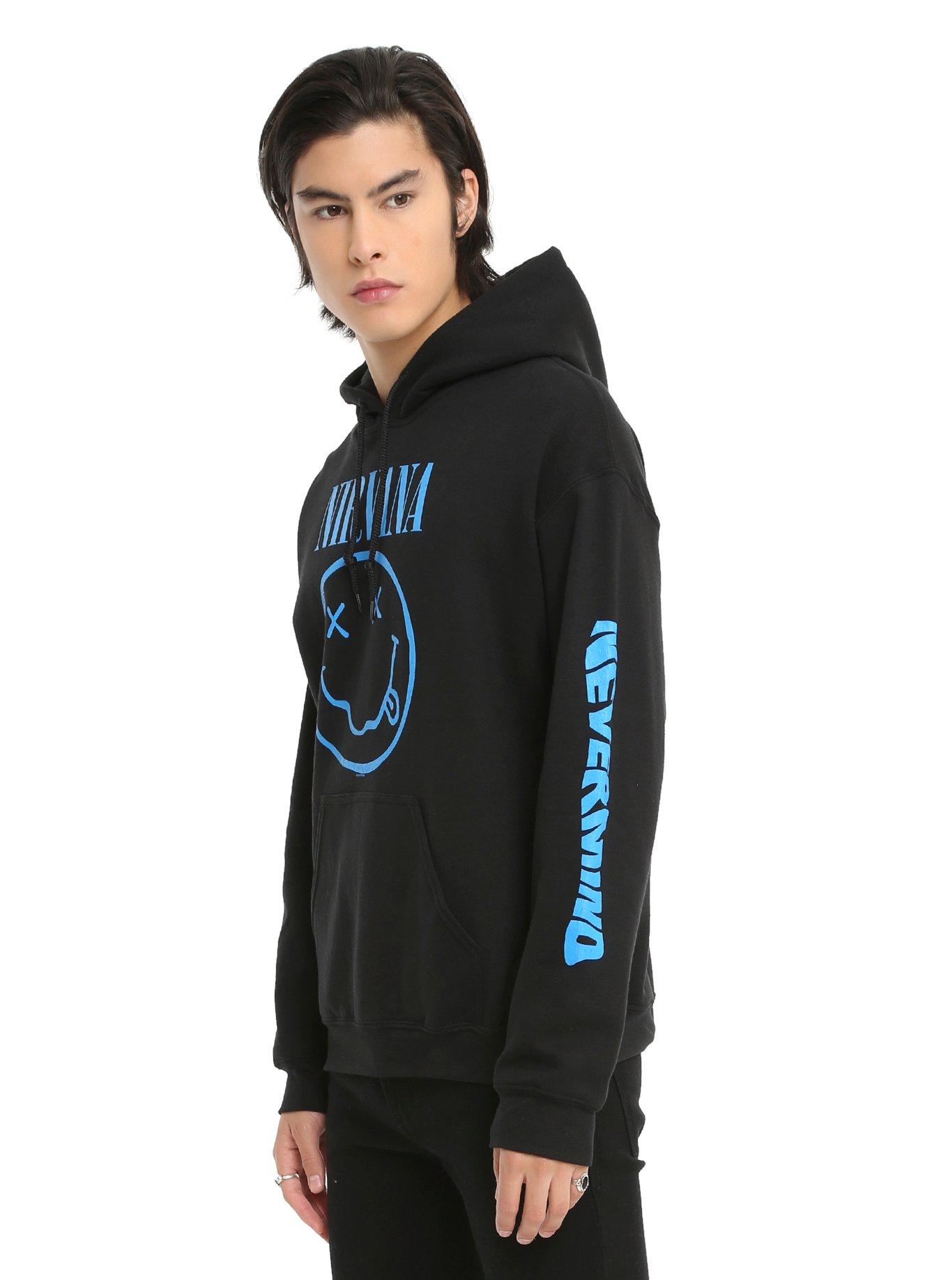 Nirvana Blue Logo Hoodie, , alternate