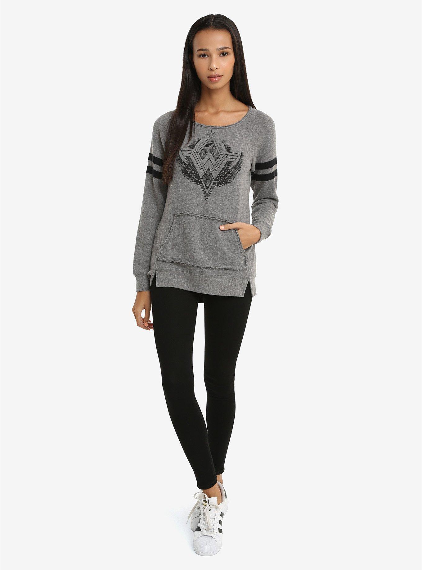 DC Comics Wonder Woman Athletic Pullover Sweatshirt, , alternate