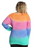 Rainbow Pullover Sweater Plus Size, , alternate