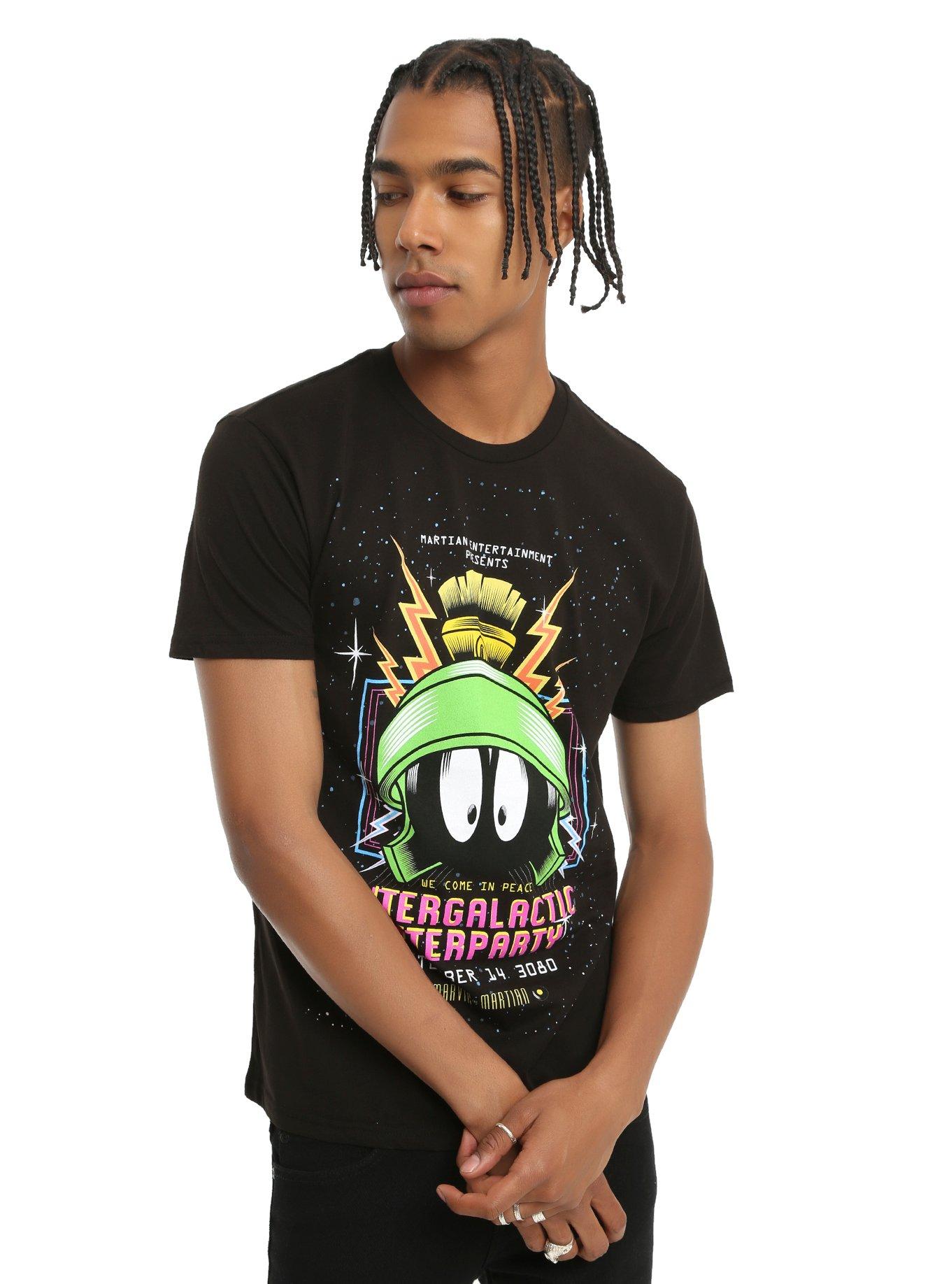 Looney Tunes Marvin The Martian Intergalactic Afterparty T-Shirt, , alternate