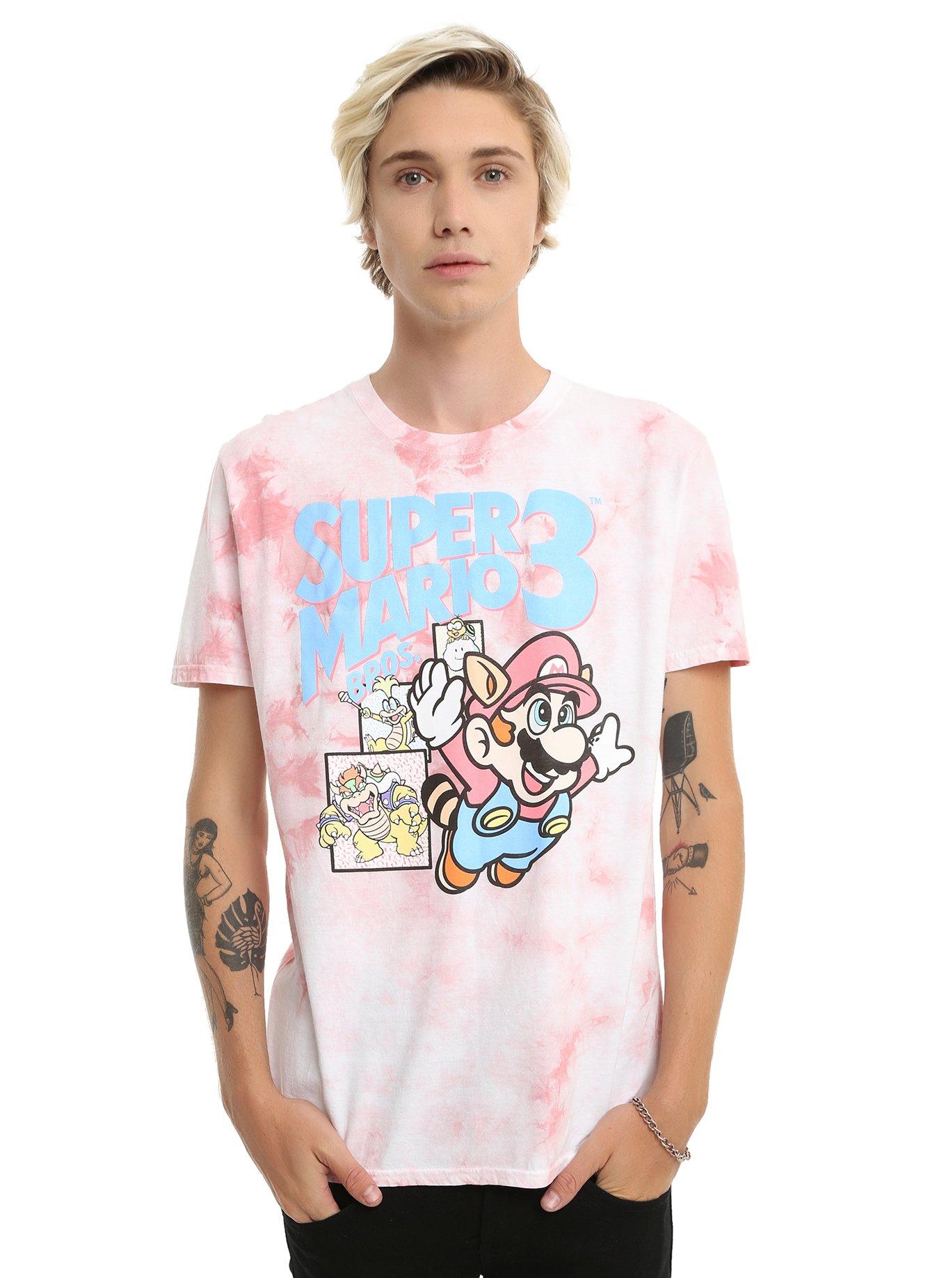 Super Mario 3 Tie Dye T-Shirt, , alternate