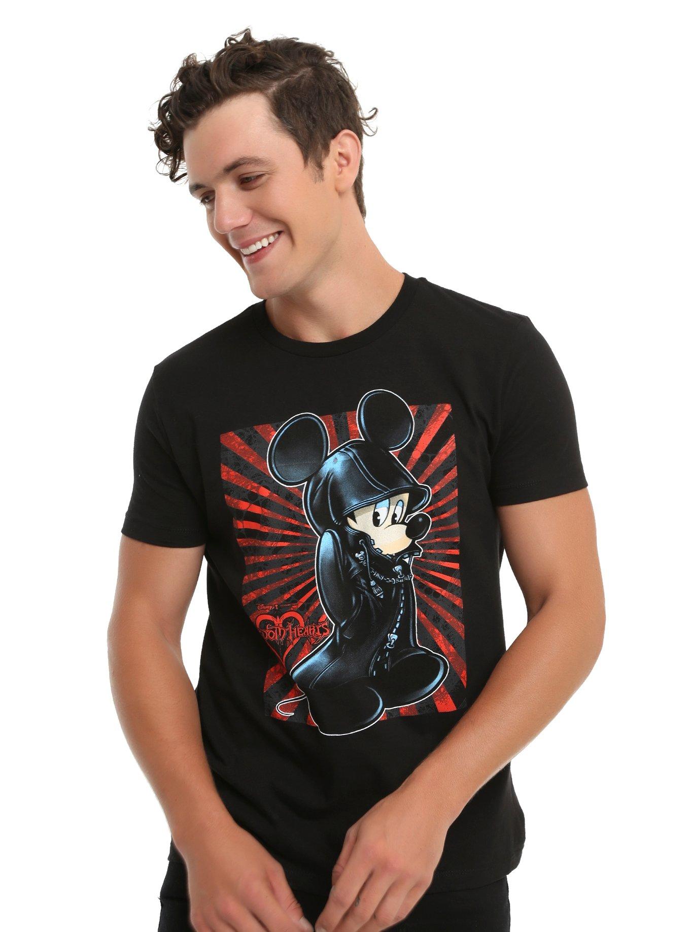 Disney Kingdom Hearts King Mickey Black Coat T-Shirt, , alternate