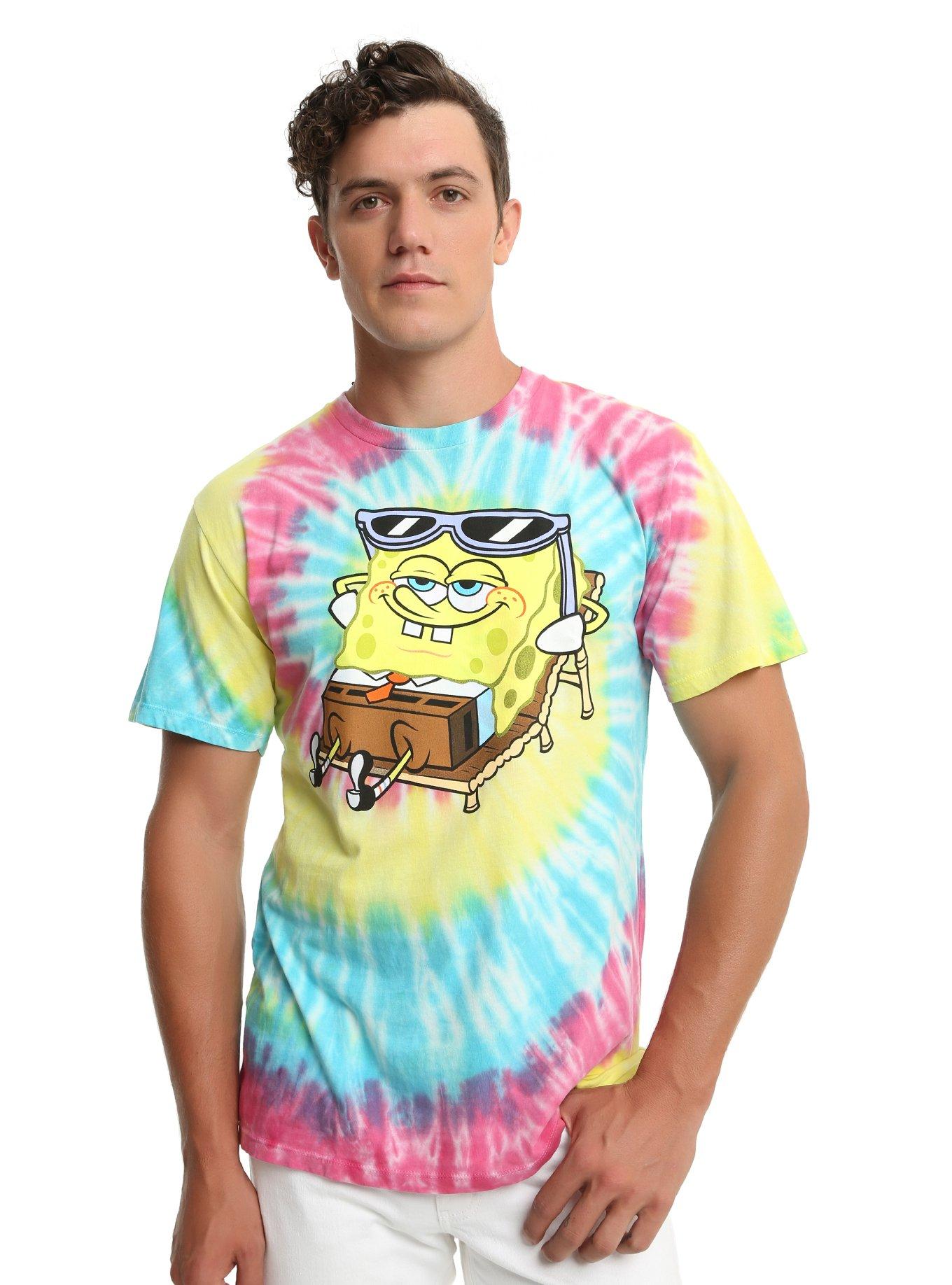 SpongeBob SquarePants Chillin' Tie Dye T-Shirt, , alternate