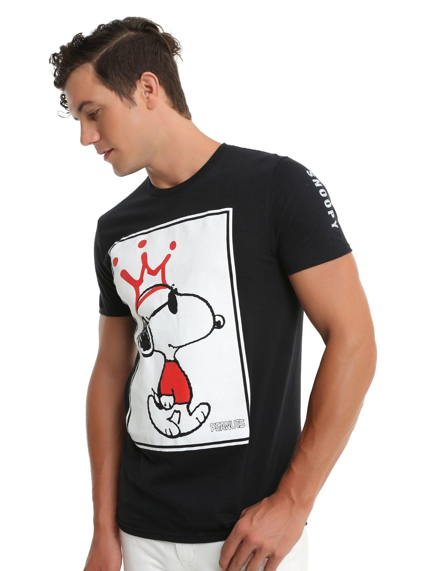 Peanuts Snoopy Joe Cool Crown T-Shirt, , alternate