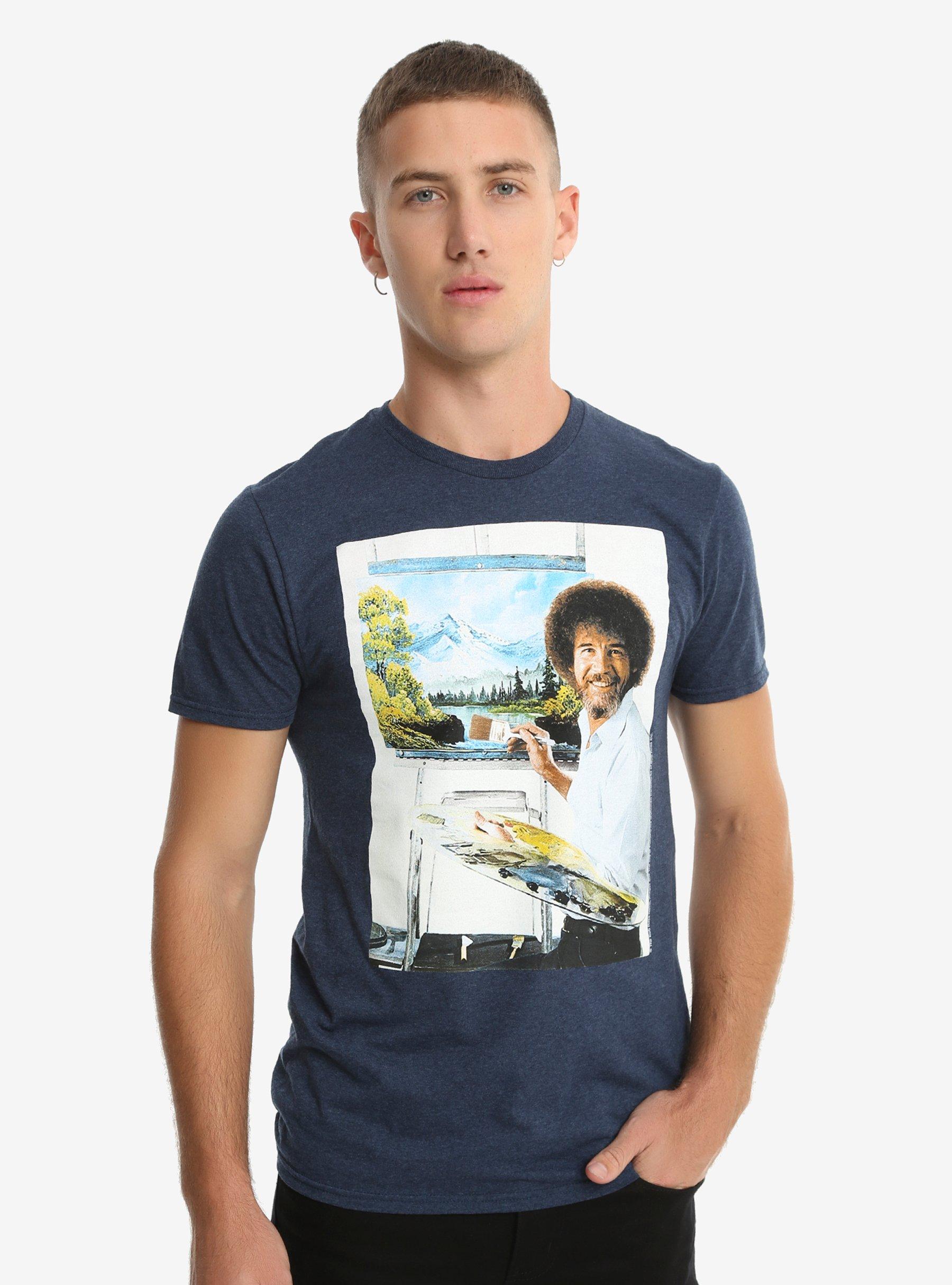 Bob Ross Photo T-Shirt, , alternate