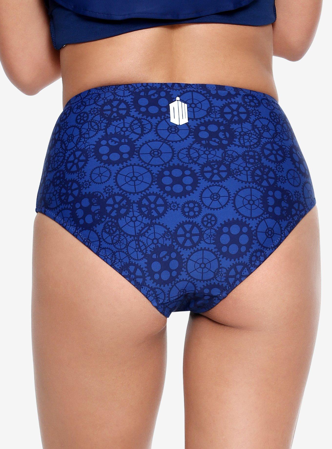 Doctor Who Gears Swim Bottoms, BLUE, alternate