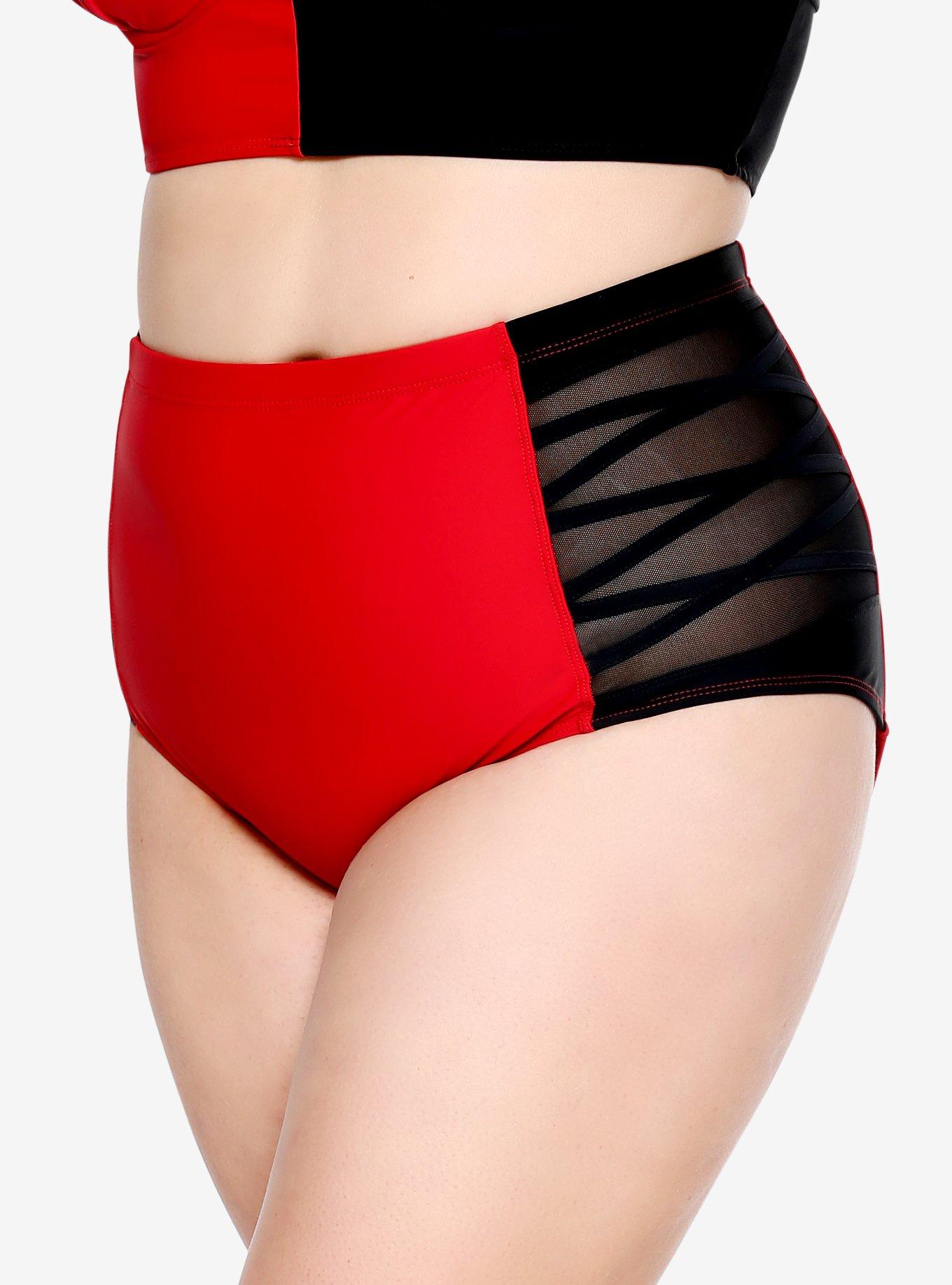 DC Comics Harley Quinn Swim Bottoms Plus Size, , alternate