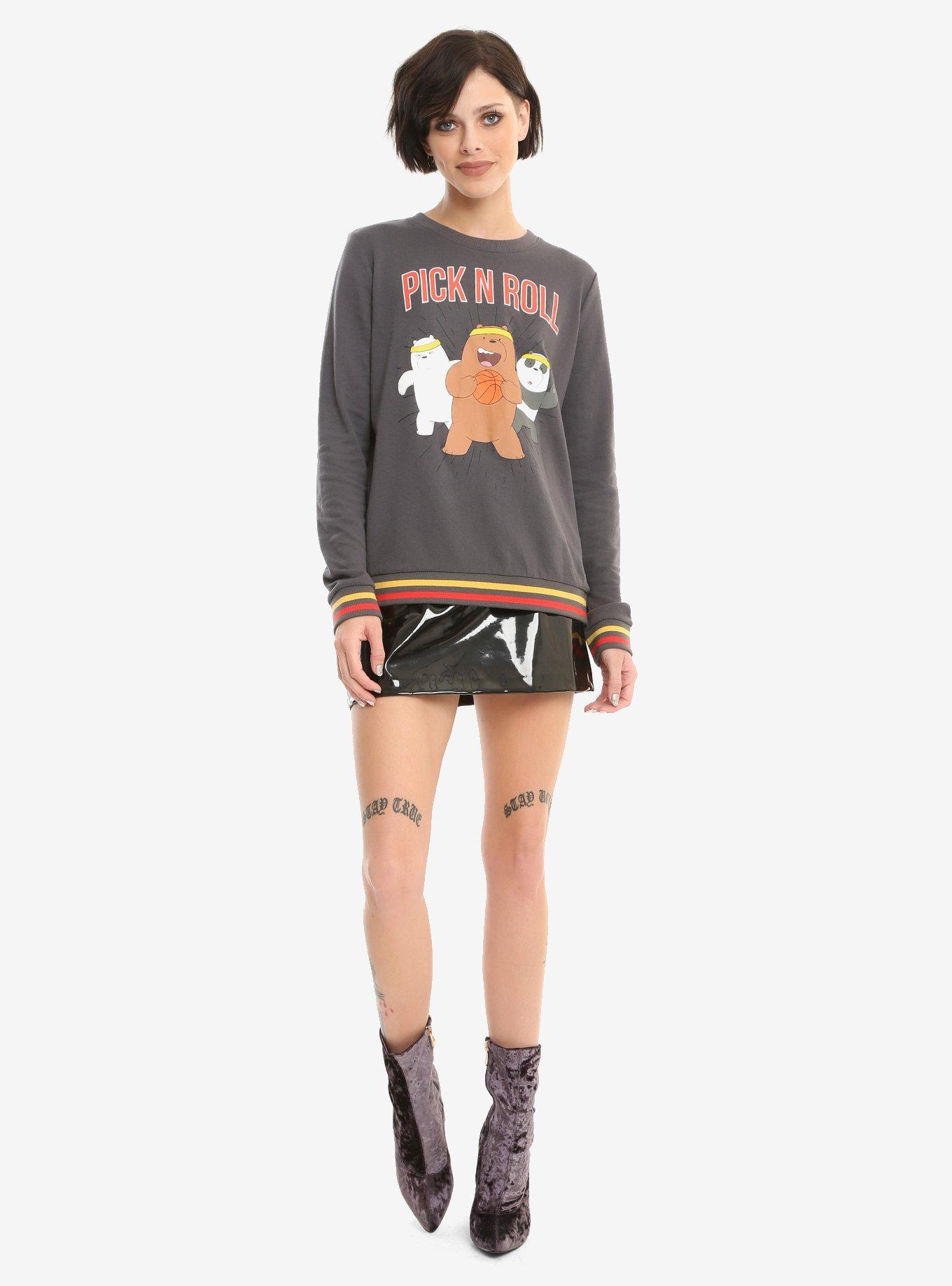 We Bare Bears Pick N Roll Girls Pullover, , alternate