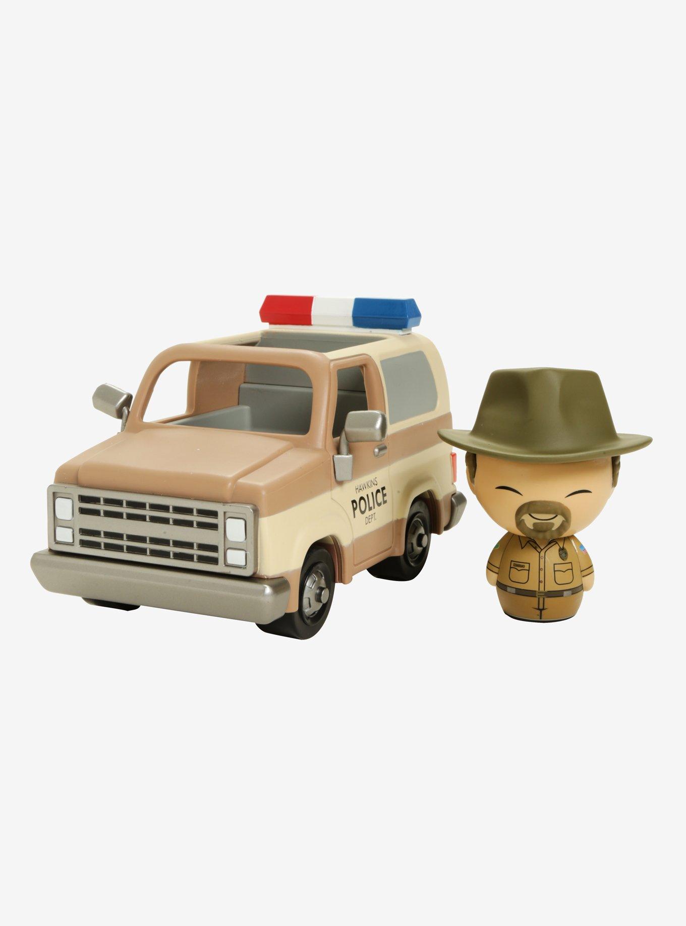 Funko Stranger Things Dorbz Ridez Hopper With Sheriff Deputy Truck Vinyl Collectible, , alternate