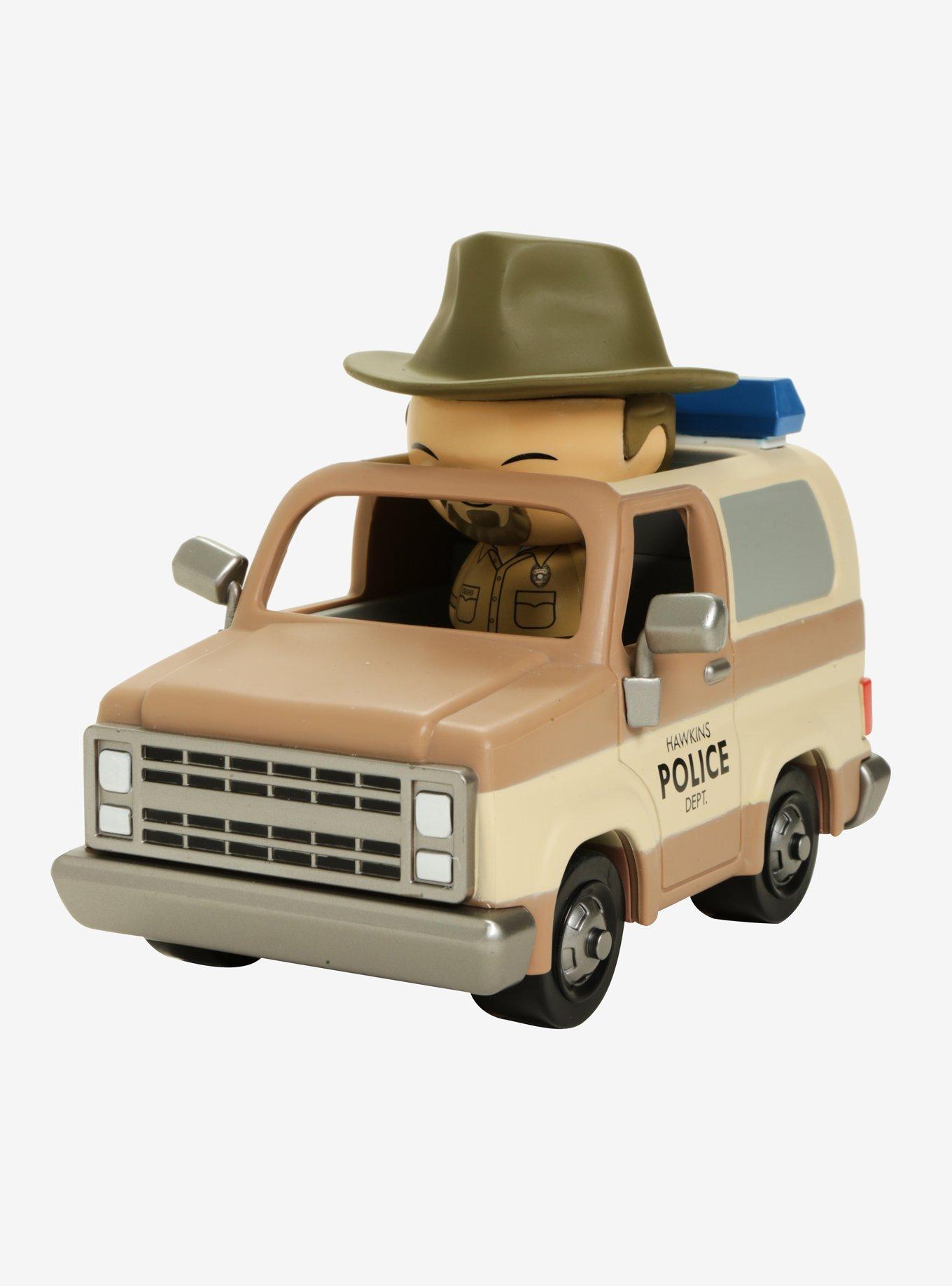 Funko Stranger Things Dorbz Ridez Hopper With Sheriff Deputy Truck Vinyl Collectible, , alternate