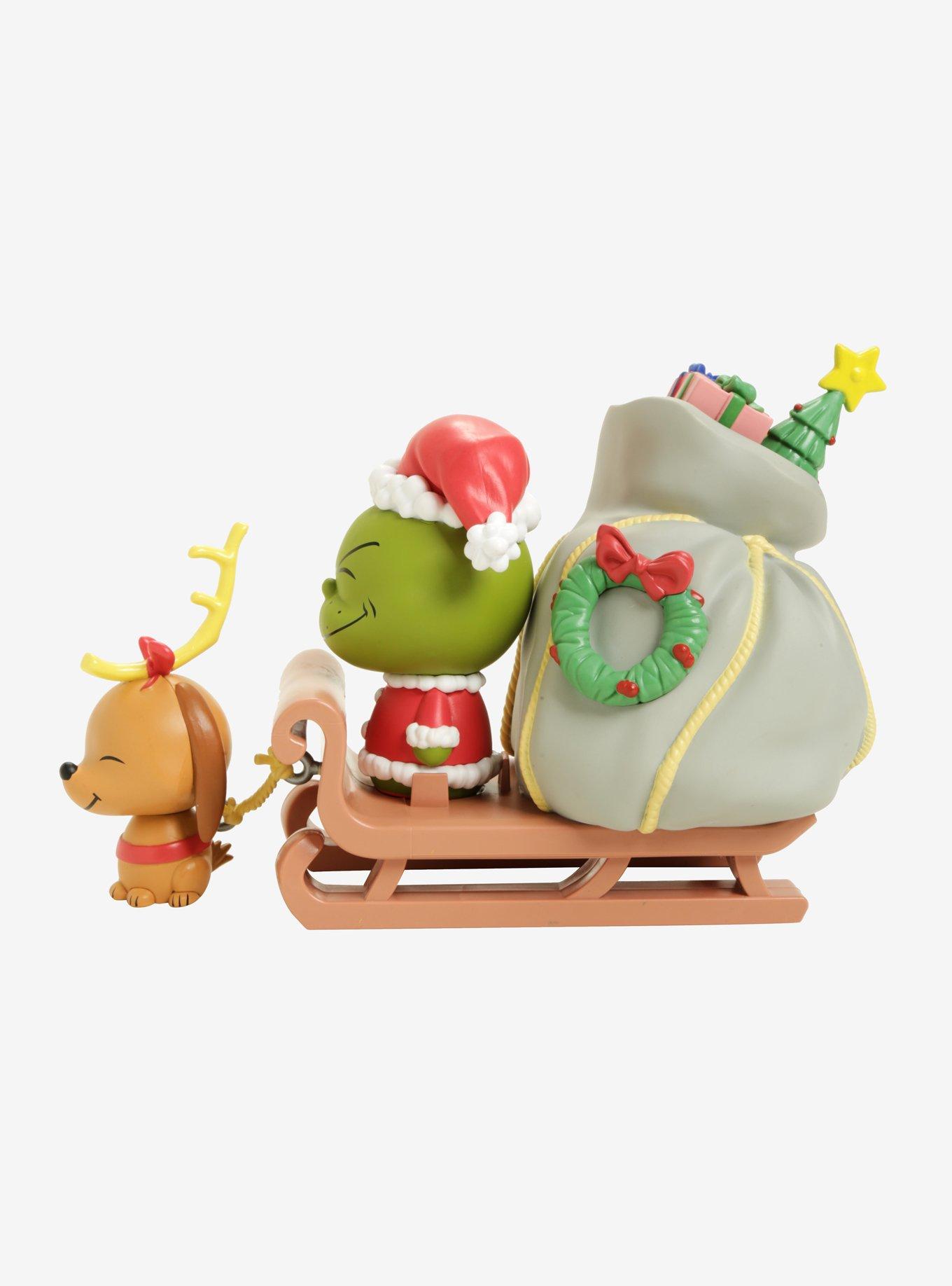 Funko Dr. Seuss How The Grinch Stole Christmas Dorbz Ridez The Grinch & Max With Sleigh Vinyl Collectible, , alternate