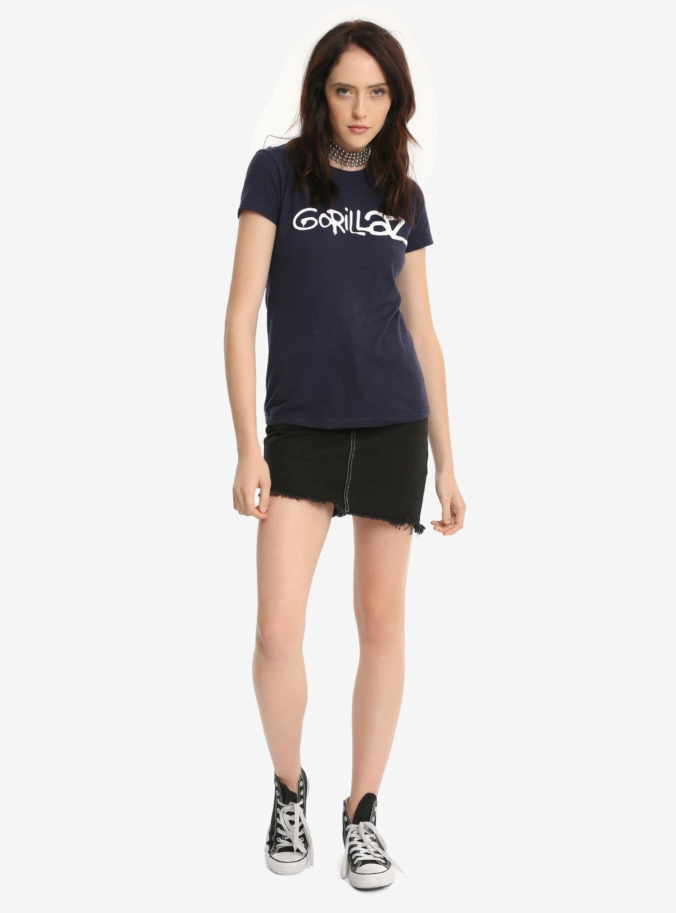 Gorillaz Logo Girls T-Shirt, , alternate