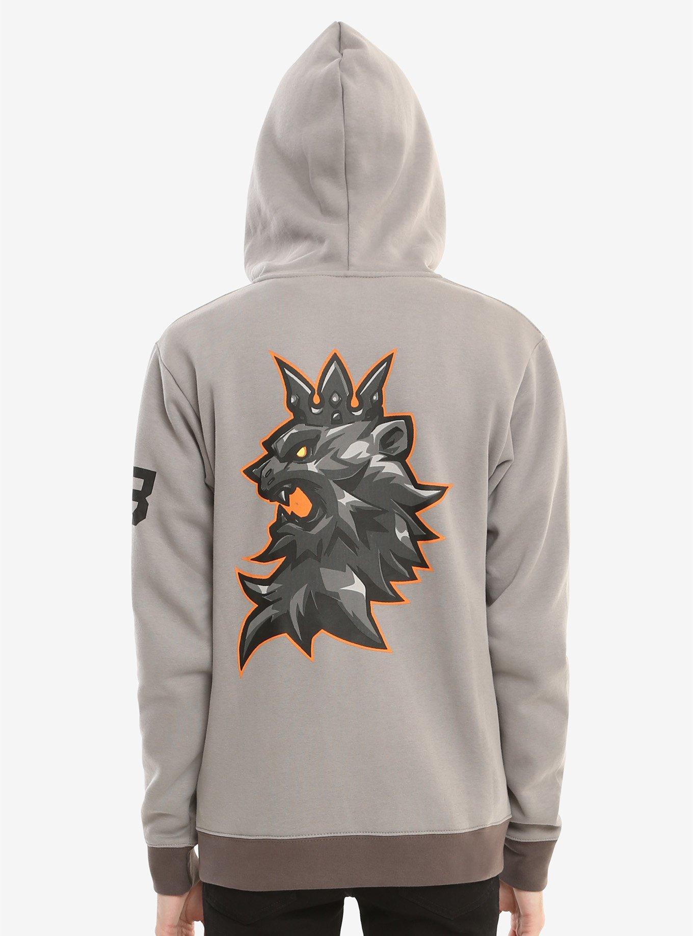 J!NX Overwatch Reinhardt Ultimate Hoodie, GREY, alternate