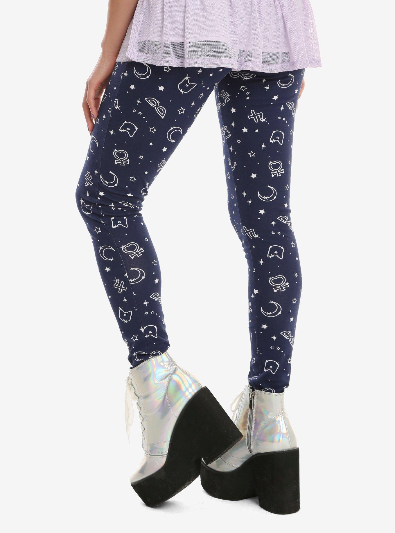 Sailor Moon Symbols Leggings, , alternate