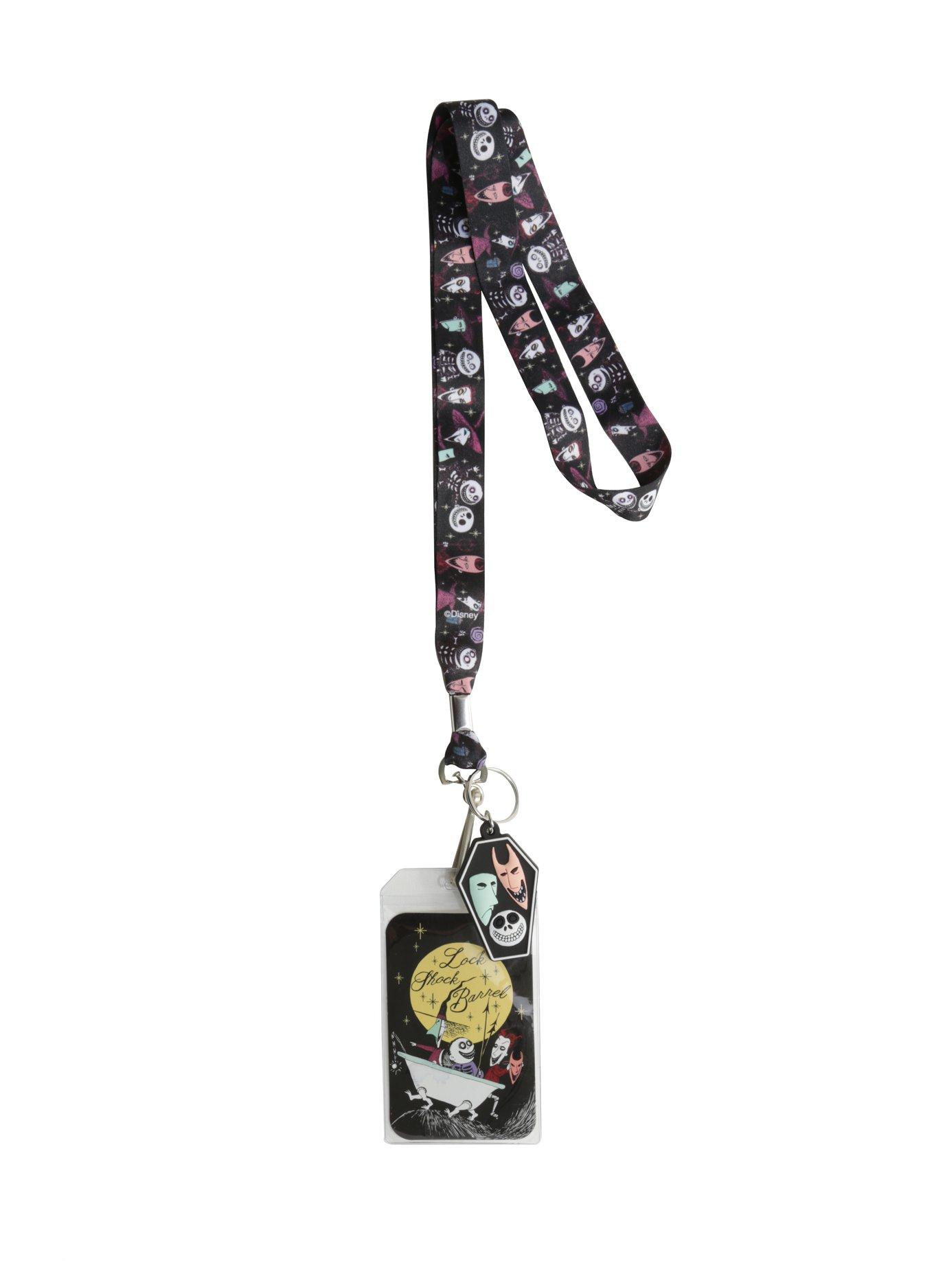 The Nightmare Before Christmas Lock Shock & Barrel Lanyard, , alternate