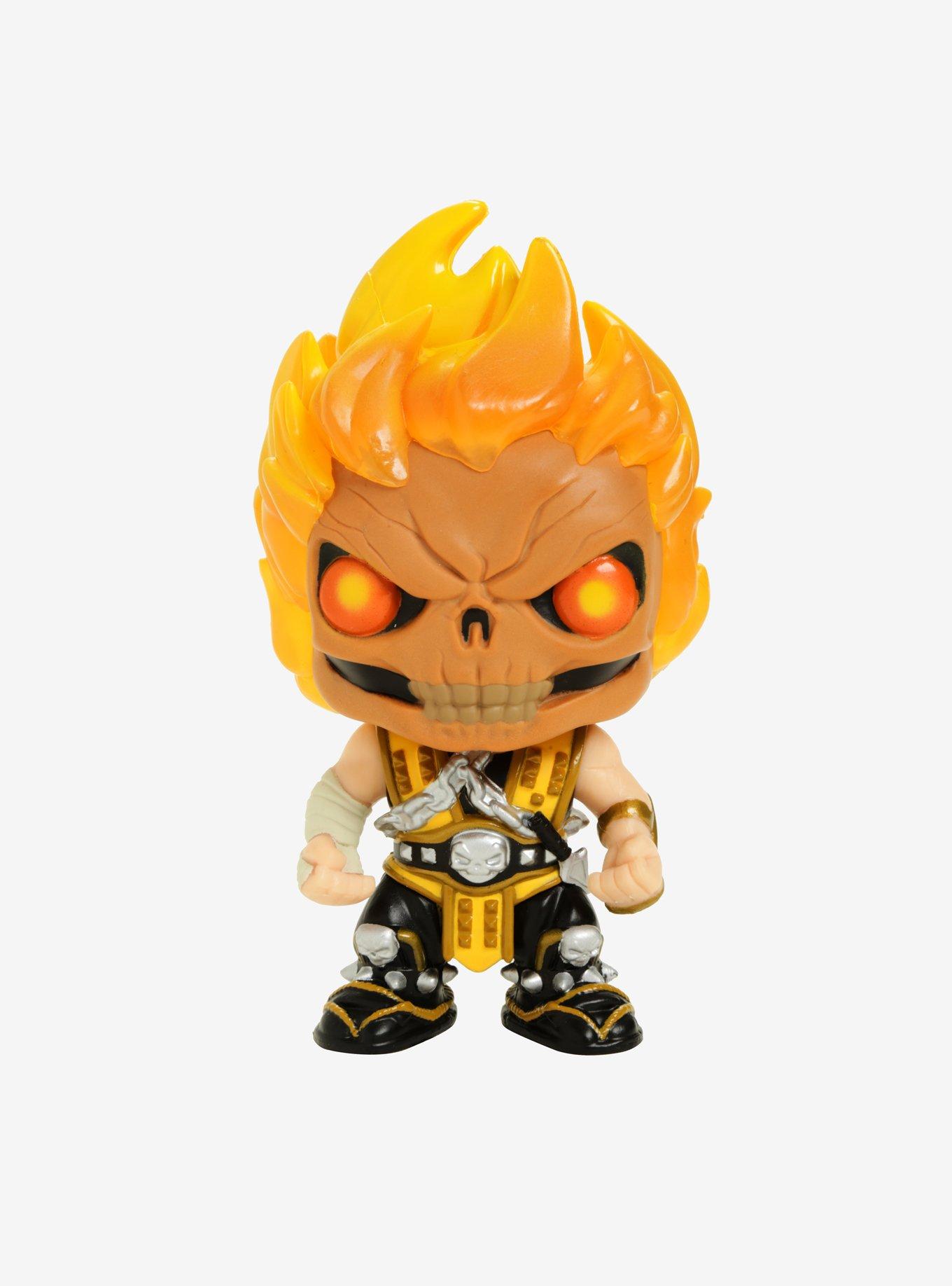 Funko Mortal Kombat X Pop! Games Scorpion (Flaming Skull) Vinyl Figure Hot Topic Exclusive, , alternate