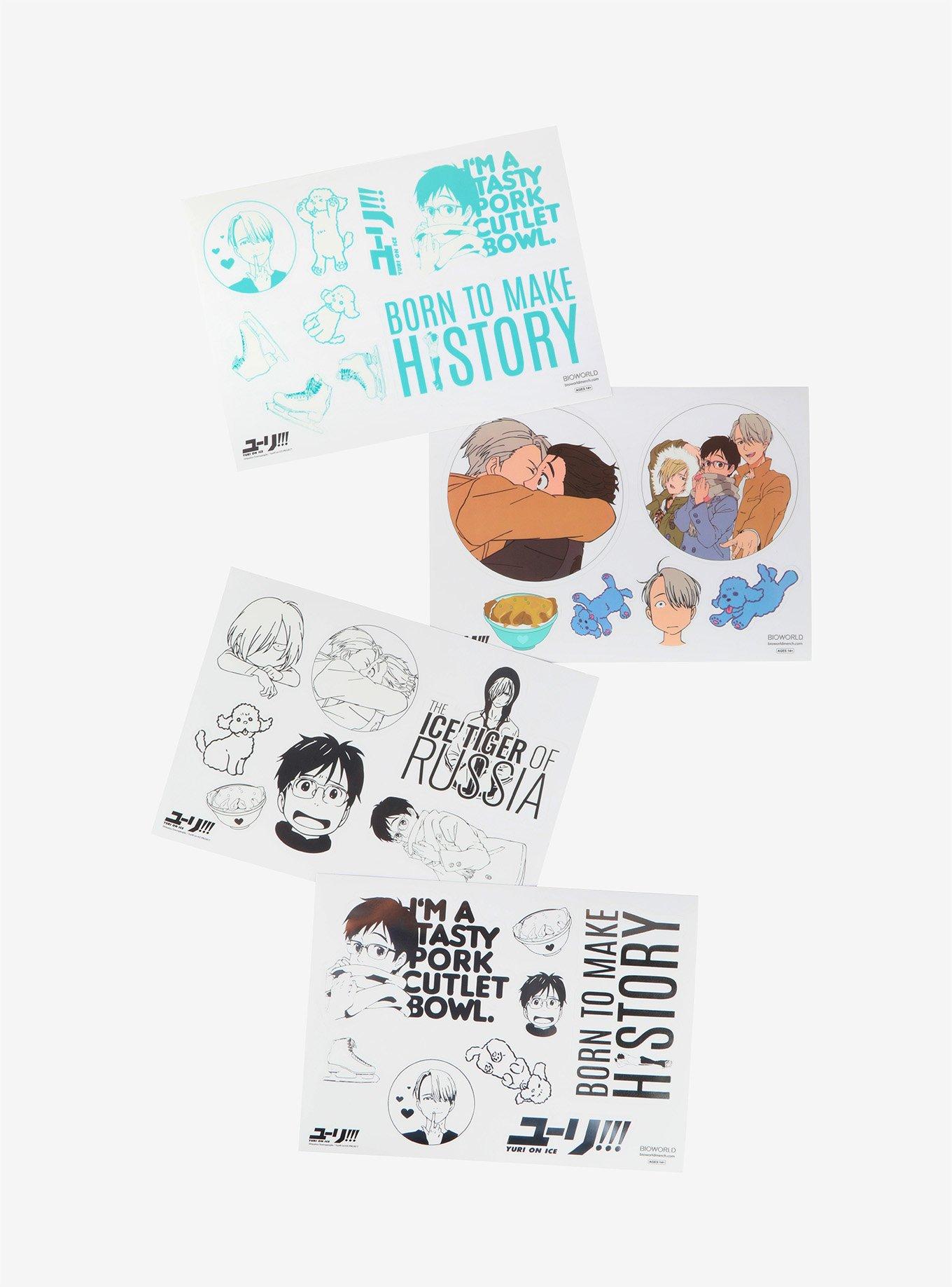 Yuri!!! On Ice Gadget Decals, , alternate